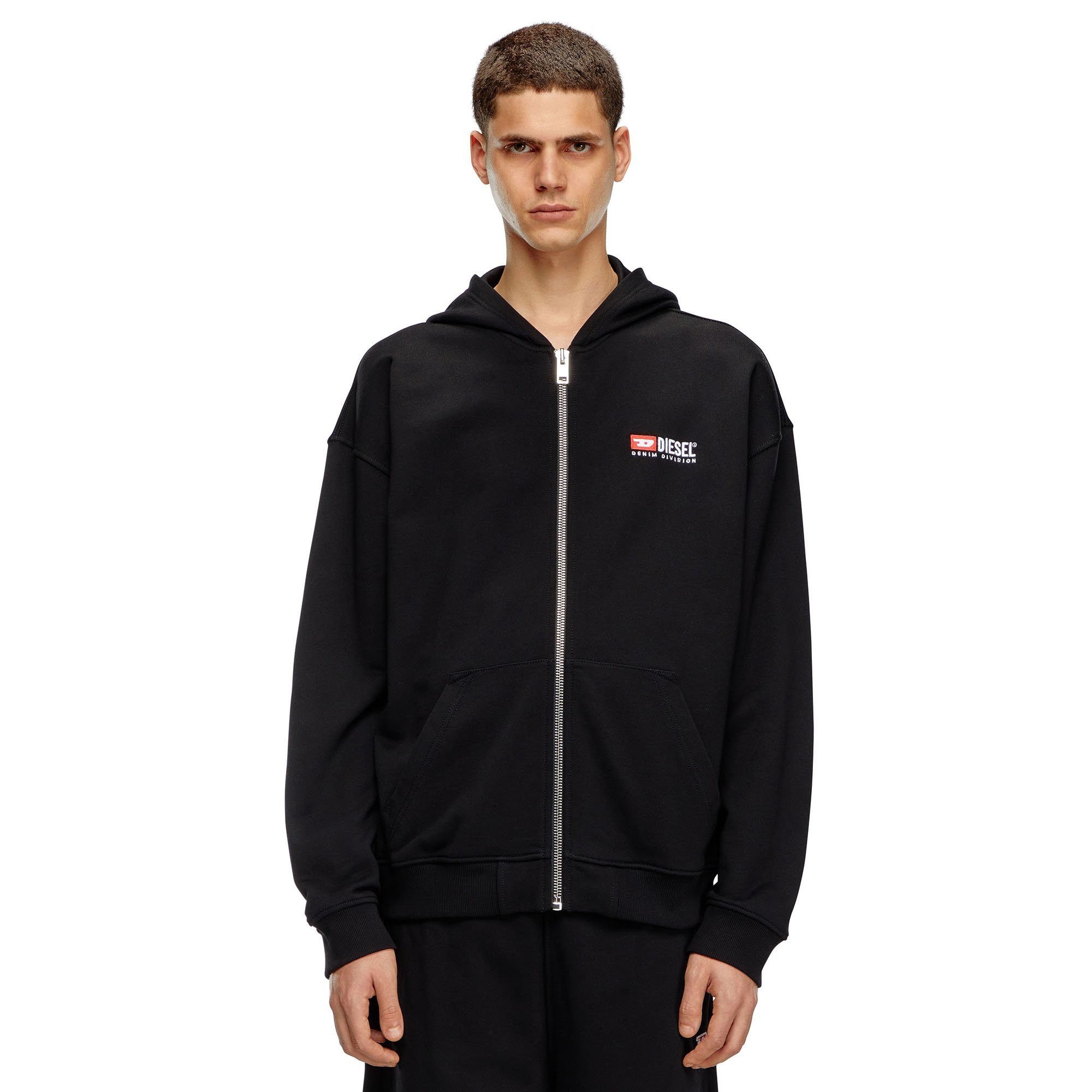Diesel Sweatshirt Herren Sweatjacke Baumwolle günstig online kaufen