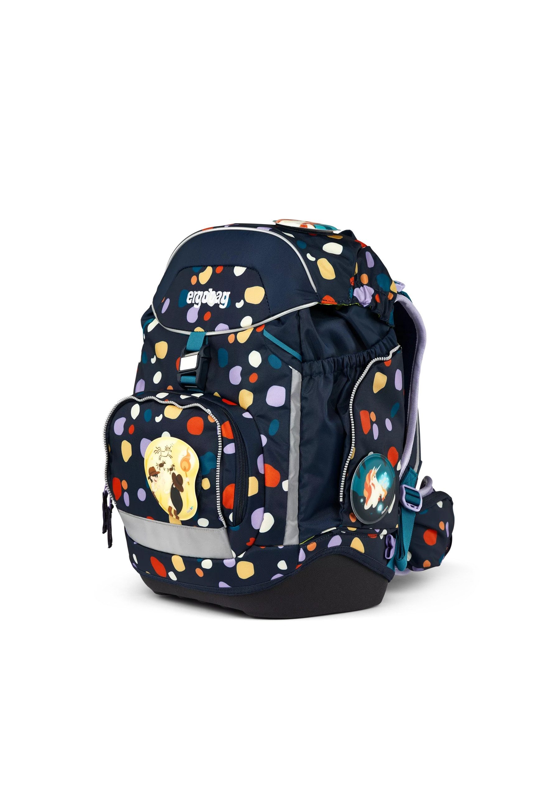 ergobag Schulranzen pack Set . (6-tlg., 6-teiliges Set), größenverstellbares Rückensystem