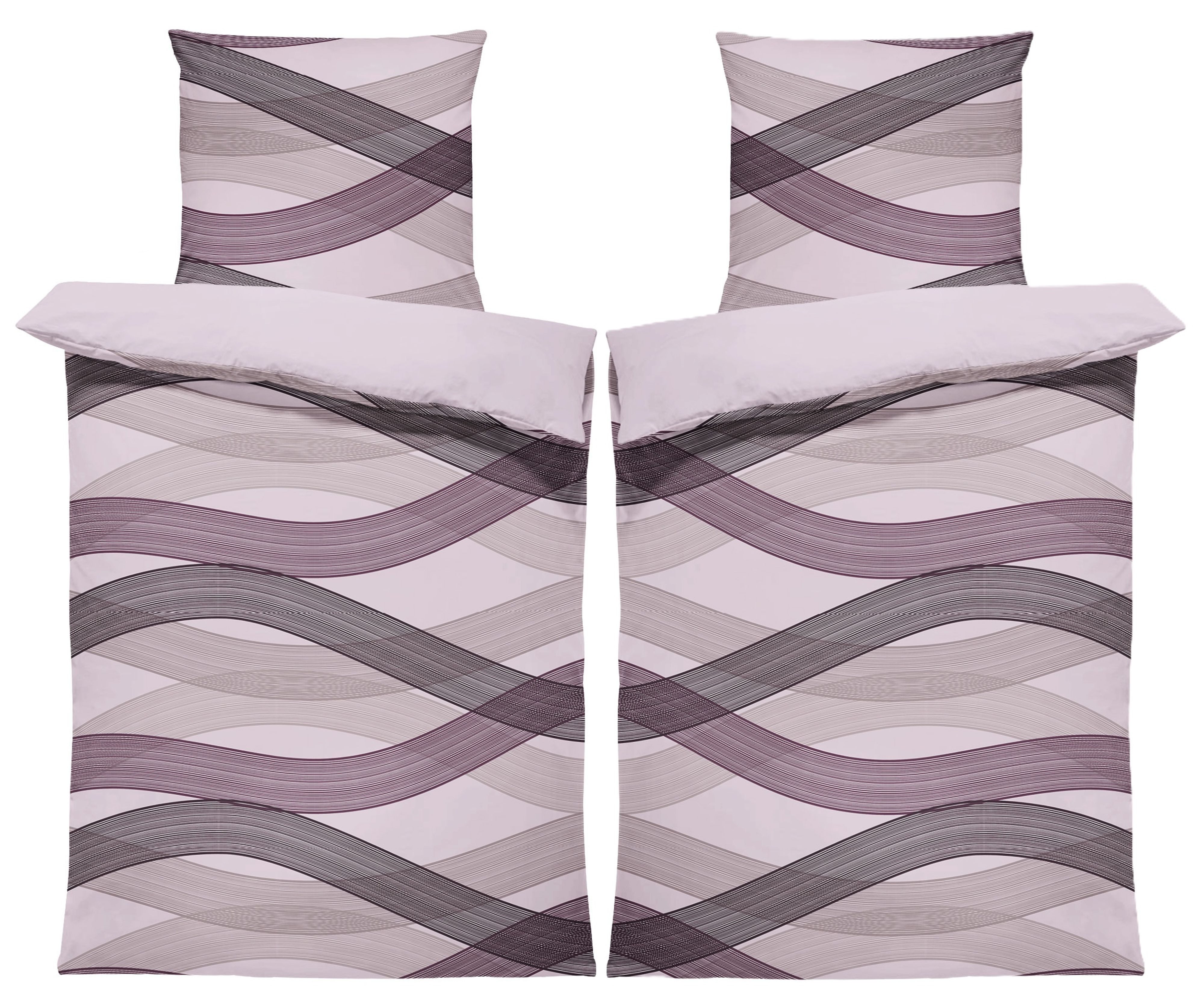 One Home Bettwäsche Winter Welle, Flanell, günstig online kaufen