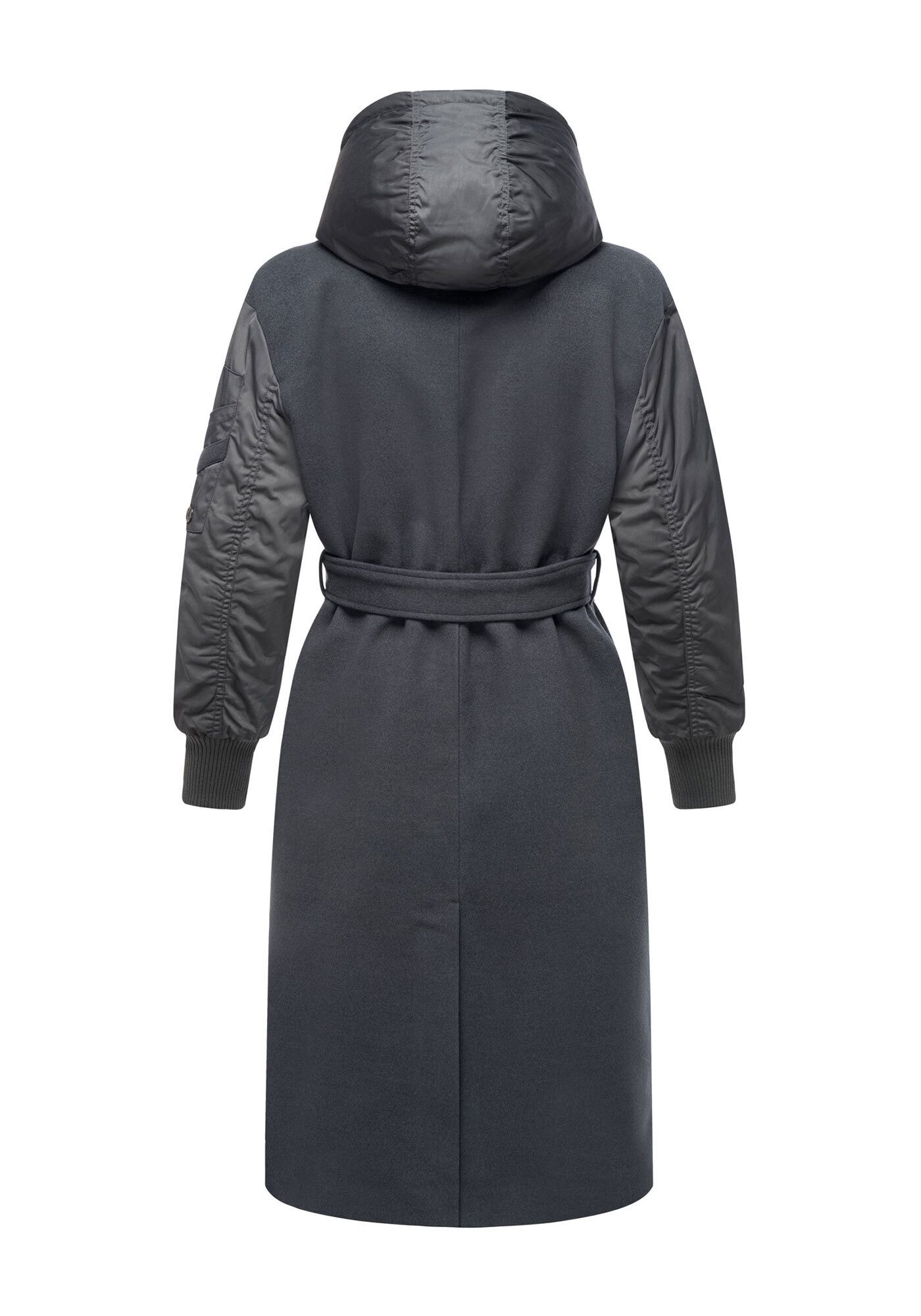 Marikoo Winterjacke Tjadee Langer Wickelmantel