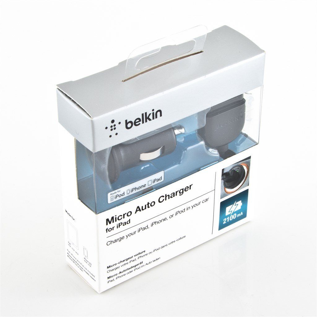 Belkin Micro-Autoladegerät (2,1 A) inkl. 30-Pin Ladekabel für iPhone/iPad/iPa KFZ Adapter