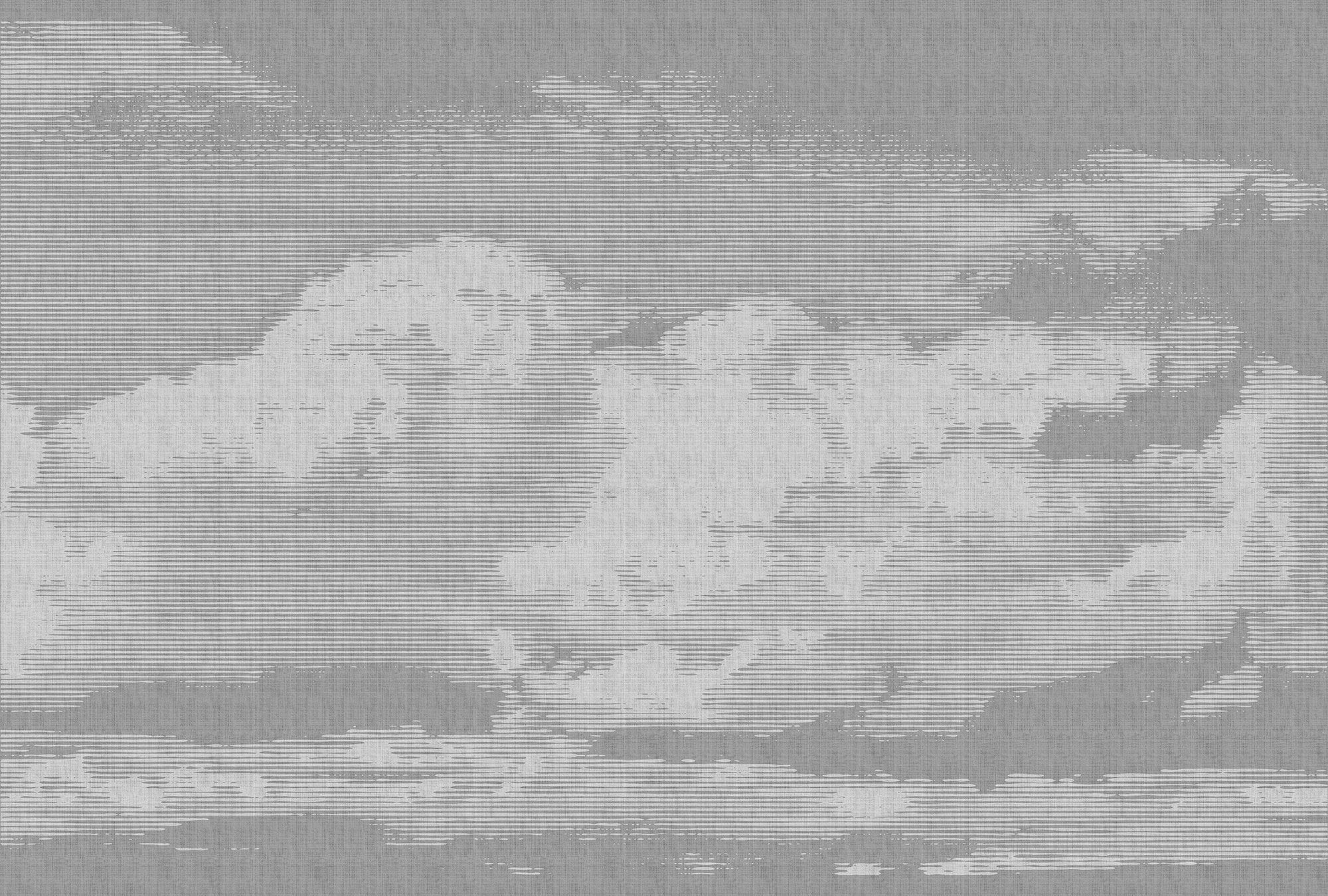 living walls Fototapete Walls Clouds St), (4 glatt, Patel Schräge by Wand, 2, Vlies