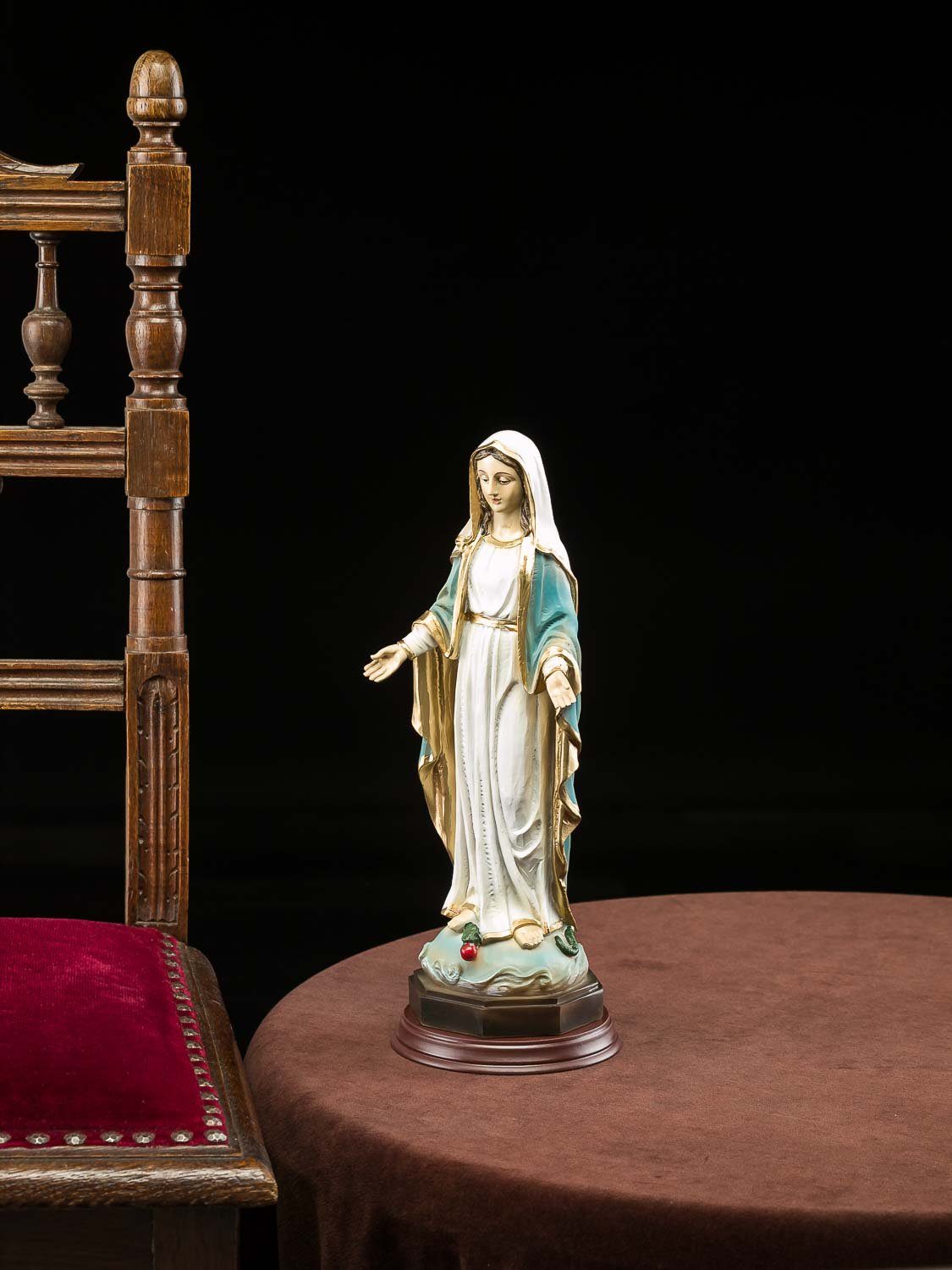 Heiligenfigur 31cm Figur Madonna Dekofigur Maria Aubaho Dekoration Skulptur