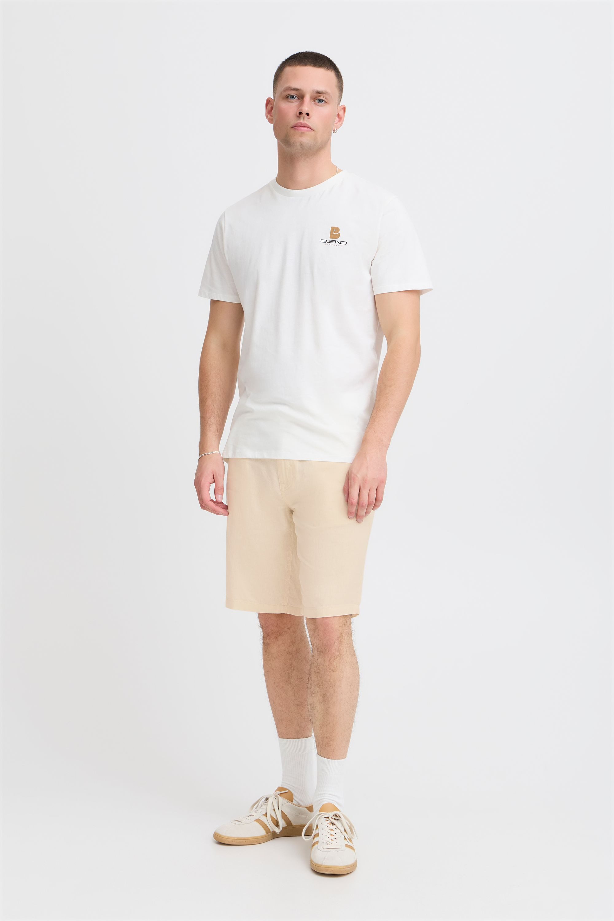 Blend Shorts BHBilly Casual Shorts aus Leinenmix