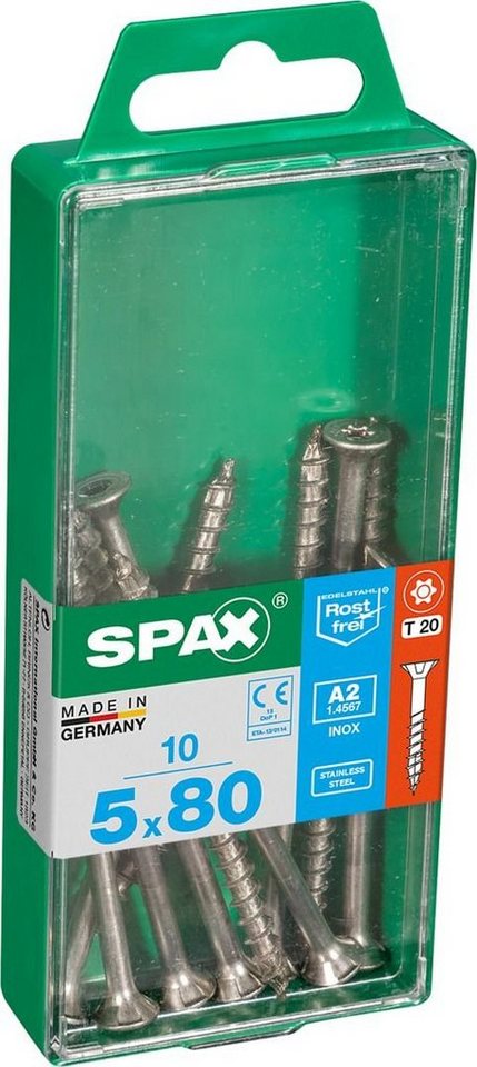 Thumbnail - SPAX Holzbauschraube Spax Universalschrauben 5.0 x 80 mm TX 20 Senkkopf