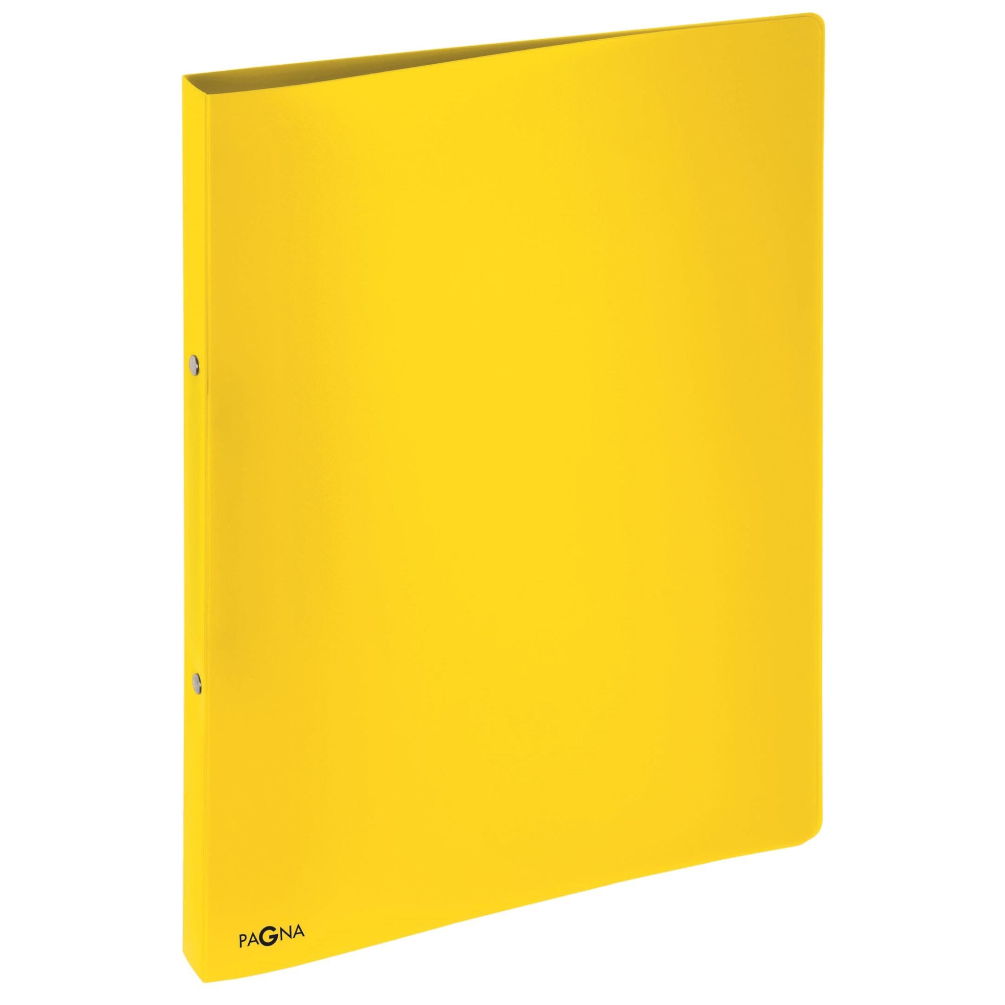 Ringbuchmappe Pagna Ringbuch A4 16mm PP 2-Ring-Mechanik gelb