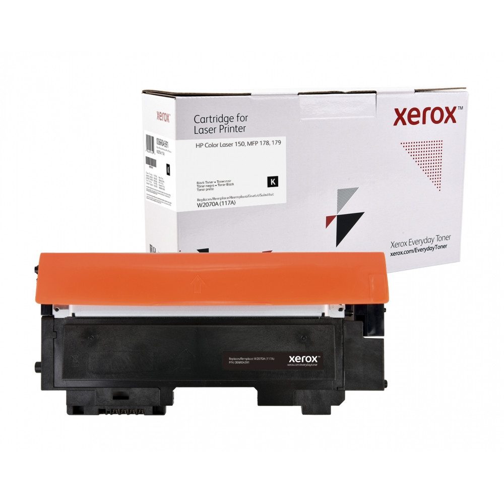 Xerox Tonerpatrone, (Alternativtoner, Kompatibel mit W2070A), Kompatibel mit W2070A, Schwarz für ca. 1000 Seiten