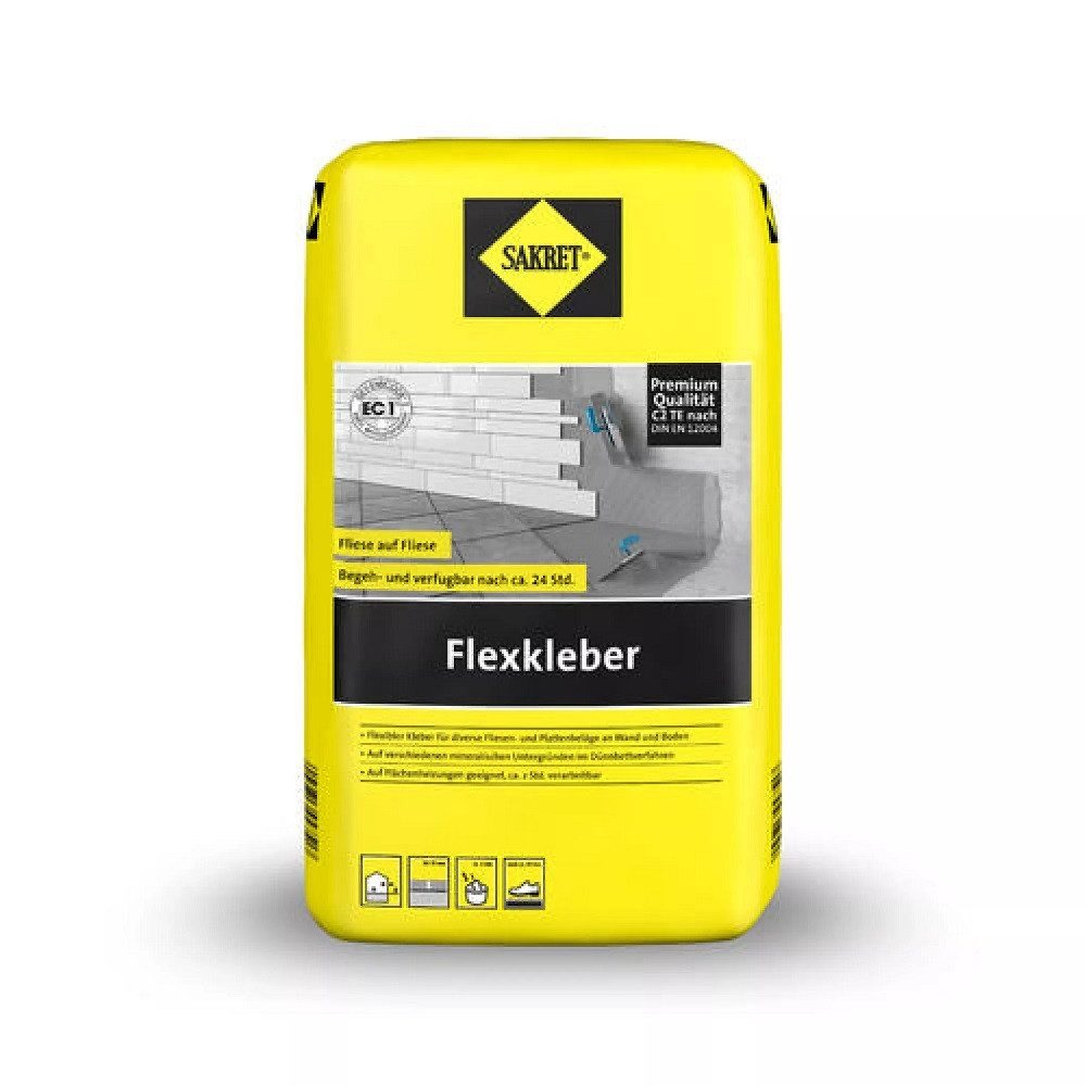 Sakret Mörtel SAKRET Flexkleber grau 5 günstig online kaufen