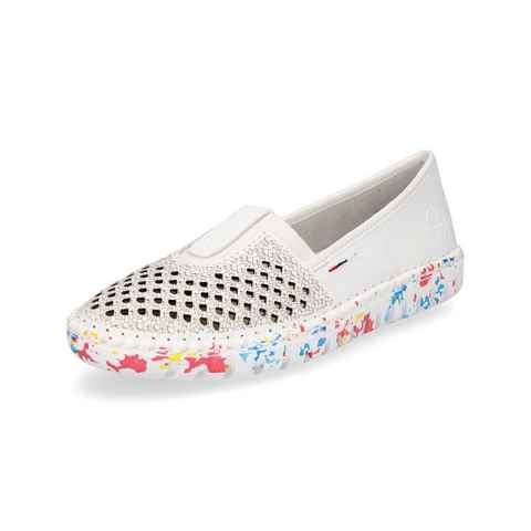 Rieker Rieker Damen Slipper weiß multi Slipper