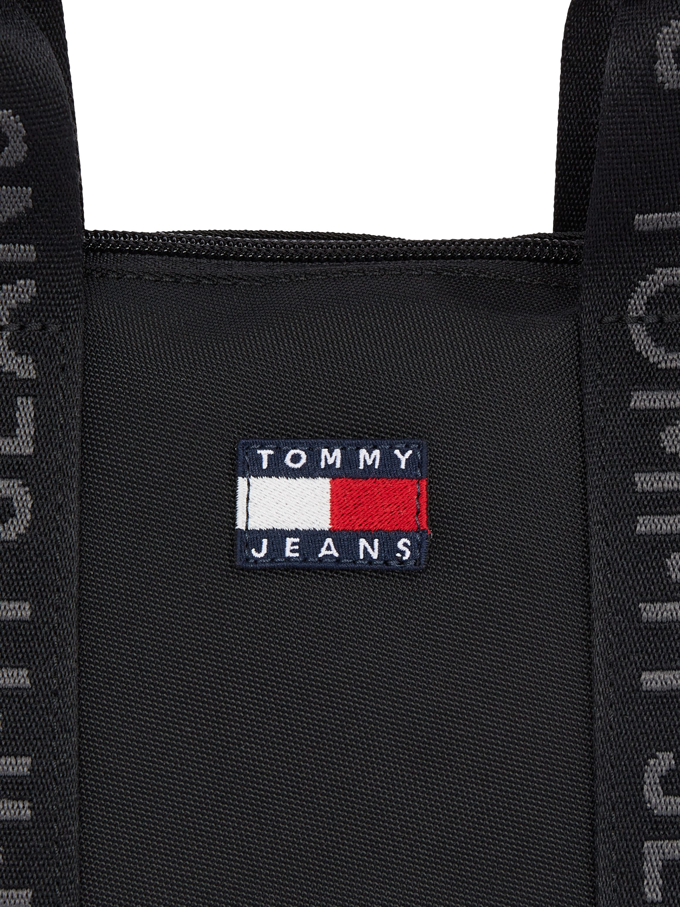 Tommy Jeans tote bag TJW ​​ESS DAILY MINI TOTE, women's handbags, shoulder bag, shoulder bag with logo flag