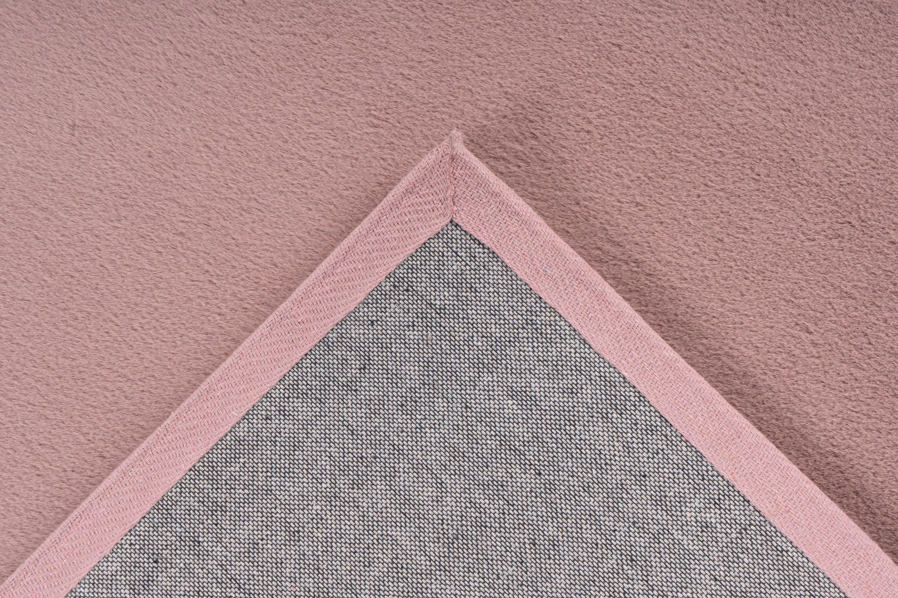 Kayoom Teppich Cross 425, rechteckig, Höhe: 21 mm, dichter weicher Kurzflor, viele Farben, Wohnzimmer