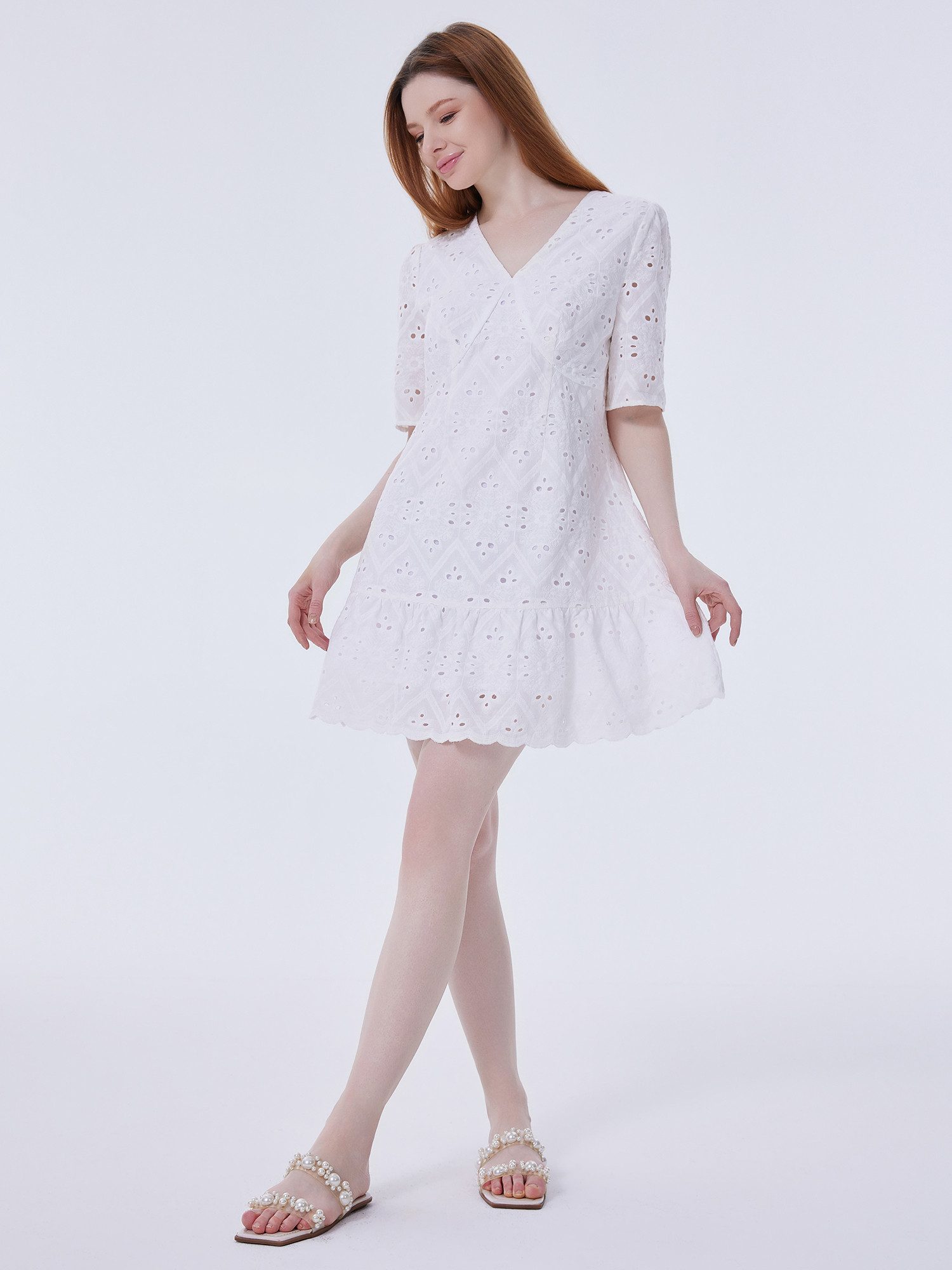 LAPA PLUS Sommerkleid Damen Eleganter Strandkleid günstig online kaufen