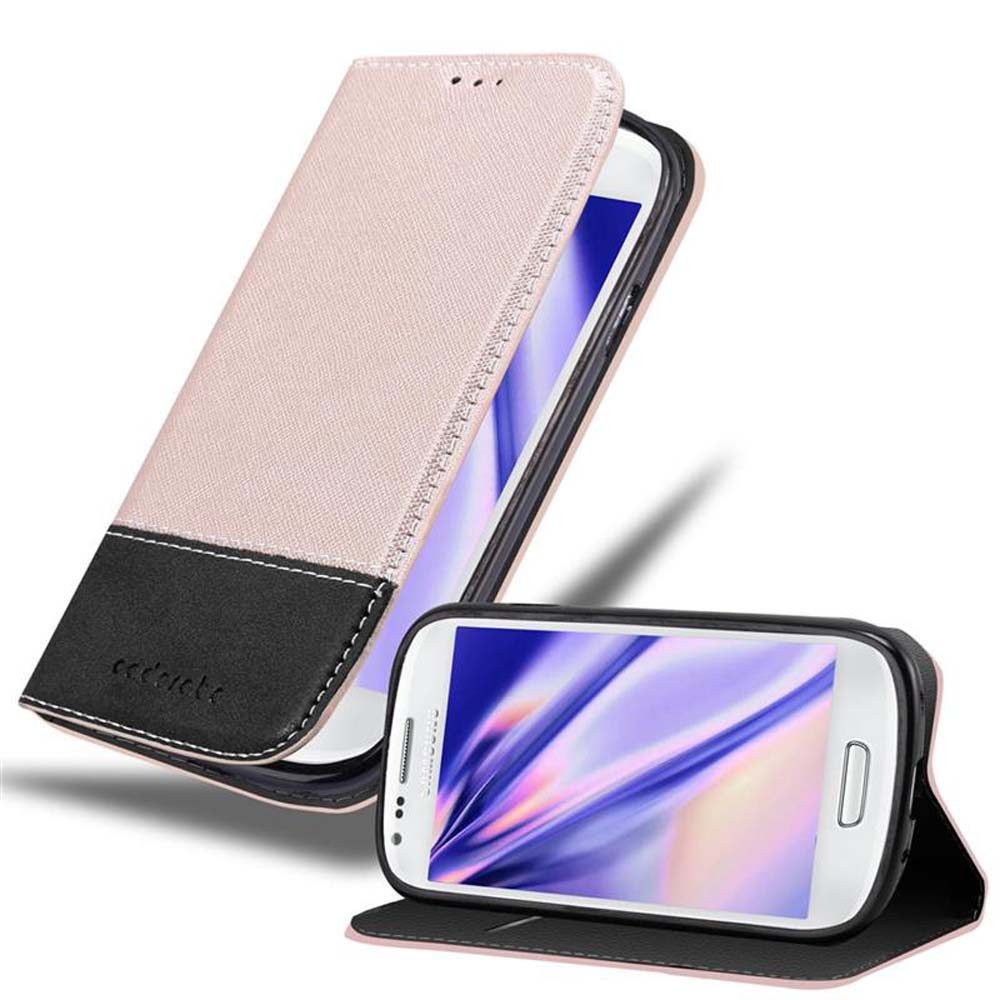 Cadorabo Handyhülle für Samsung Galaxy S3 MINI Hülle Samsung Galaxy S3 MINI, Klappbare Handy Schutzhülle - Hülle - mit Standfunktion und Kartenfach