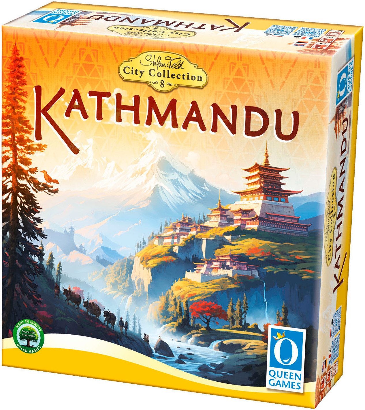 Queen Games Spiel Kathmandu - Classic Edition, Strategiespiel, Made in Europe