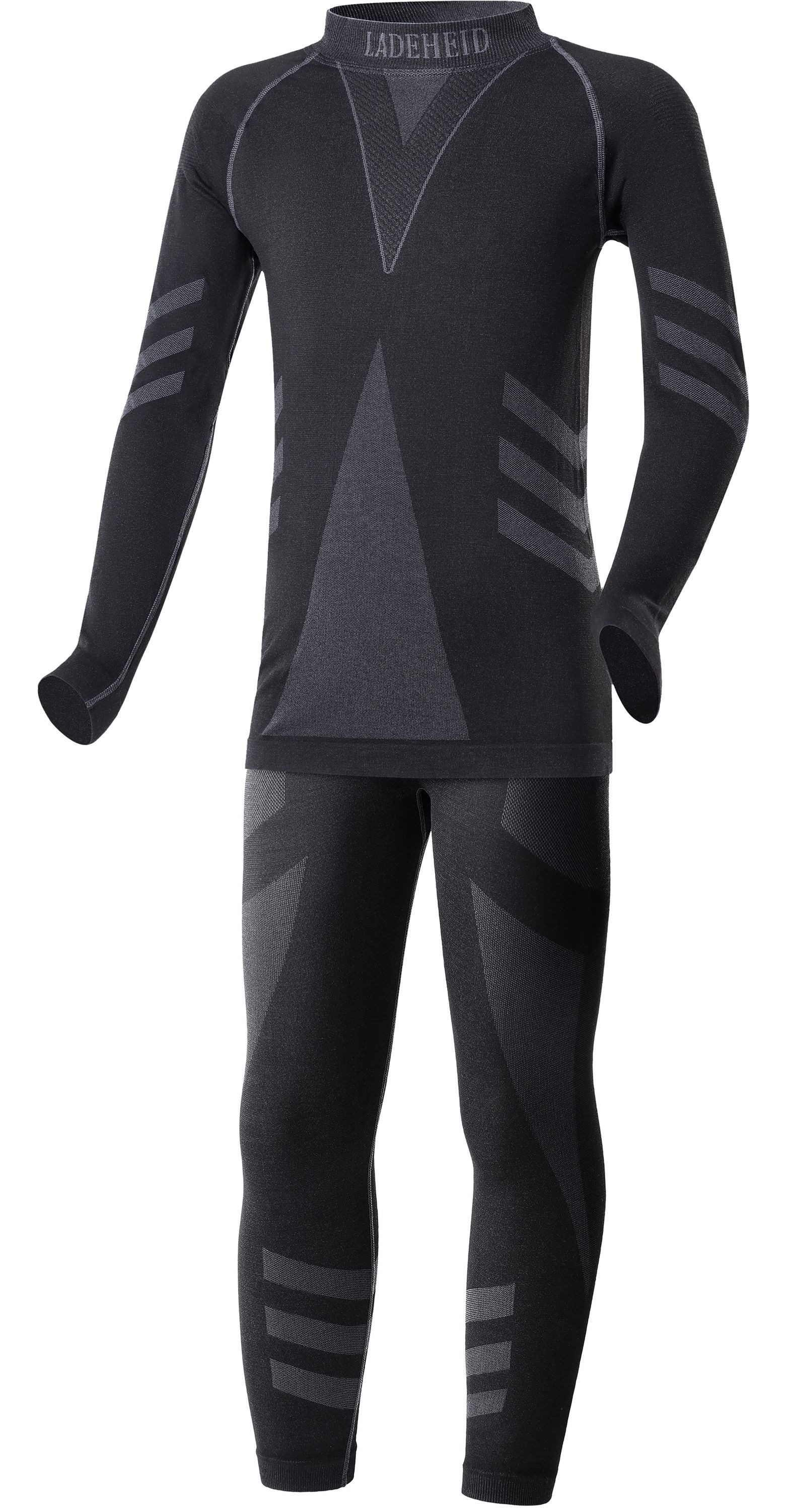 Funktionsunterhemd Kinder Funktionsunterwäsche Set Shirt Unterhose Thermoaktiv LAGI009