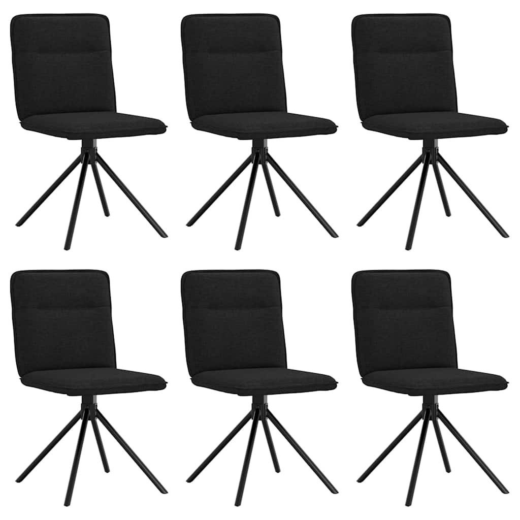 vidaXL Esszimmerstuhl Esszimmerstühle 6 Stk. Schwarz günstig online kaufen