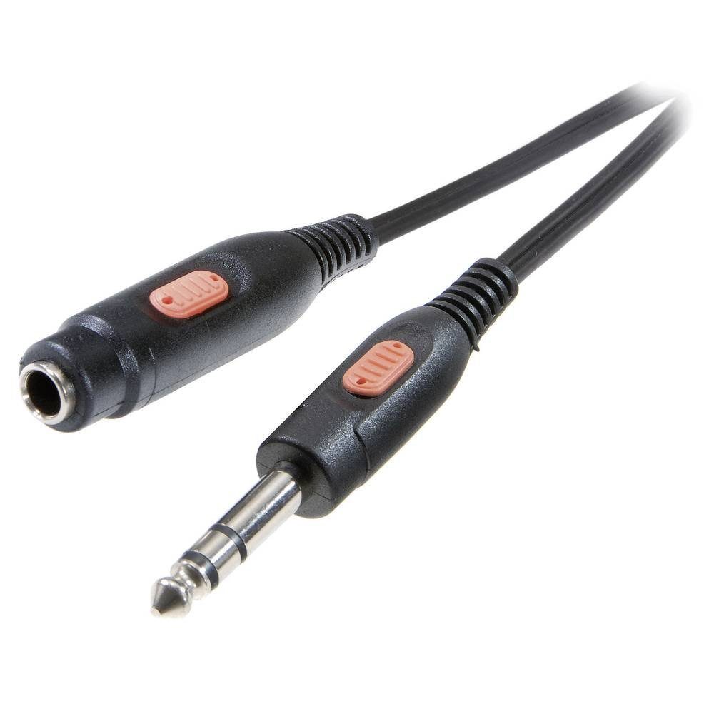Klinken-Verlängerungskabel 6.3 mm, 5 m Audio- & Video-Kabel