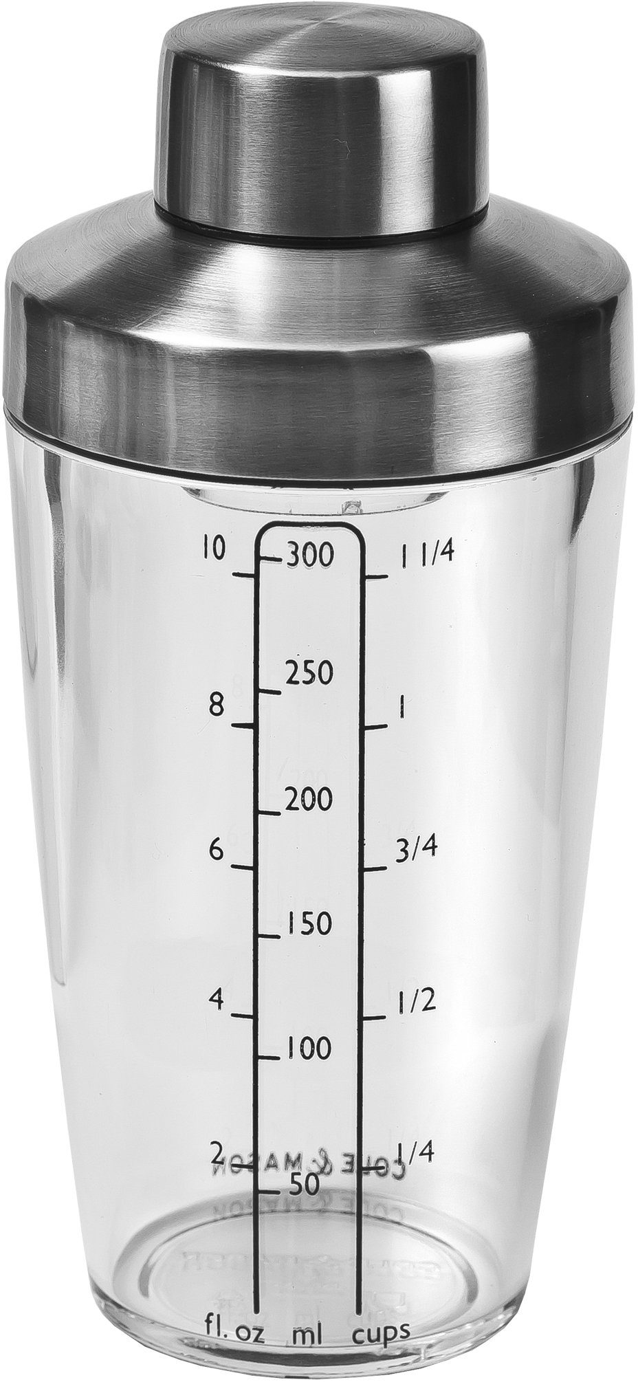 [Sonderpreis für begrenzte Menge] Cole & Mason Shaker Ausgießer Maßangabe, tropfsicher, Cambourne, für Dressing Salatsoßen/Marinaden, mit mit Edelstahl