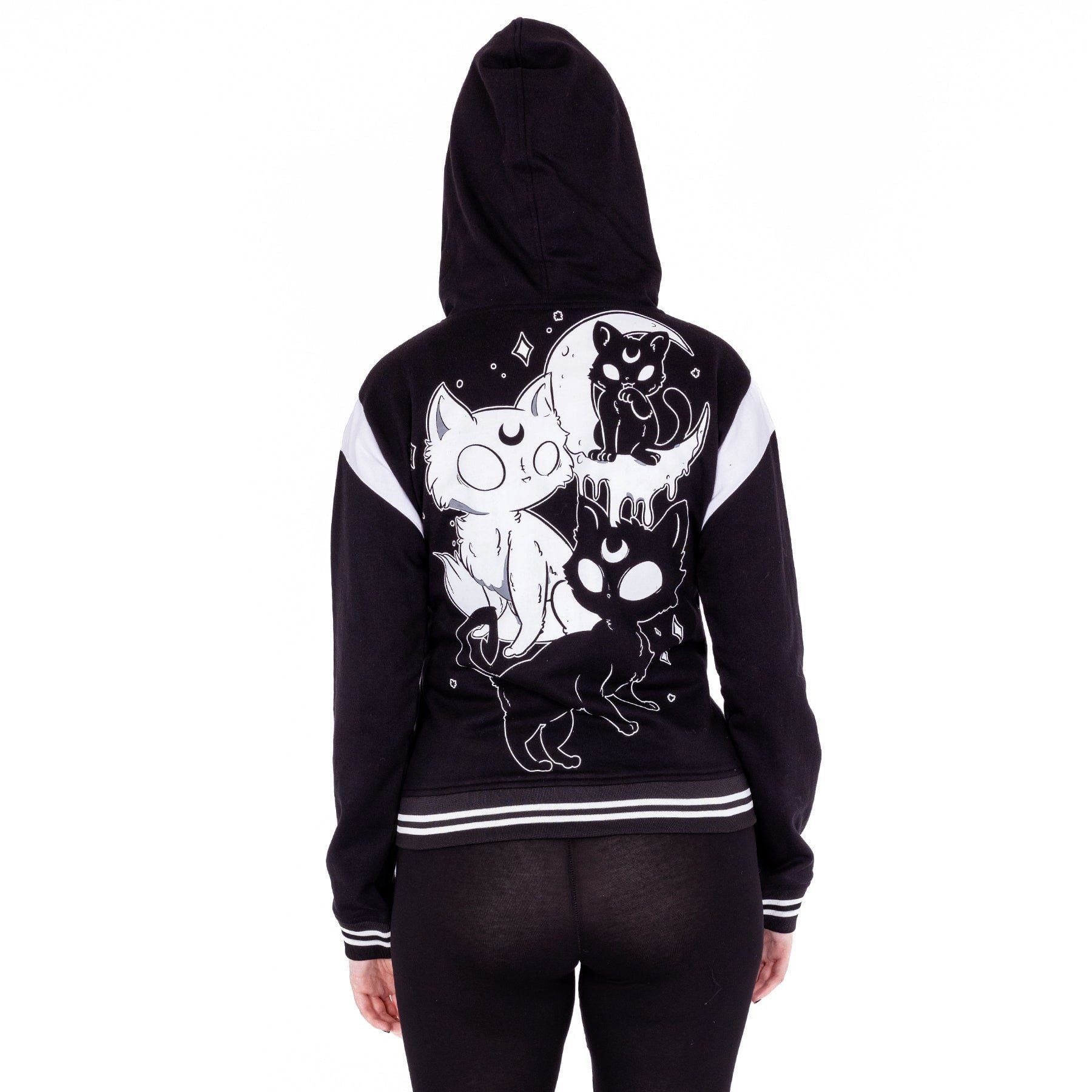 Cupcake Cult Collegejacke Midnight Kitty Sweatjacke günstig online kaufen