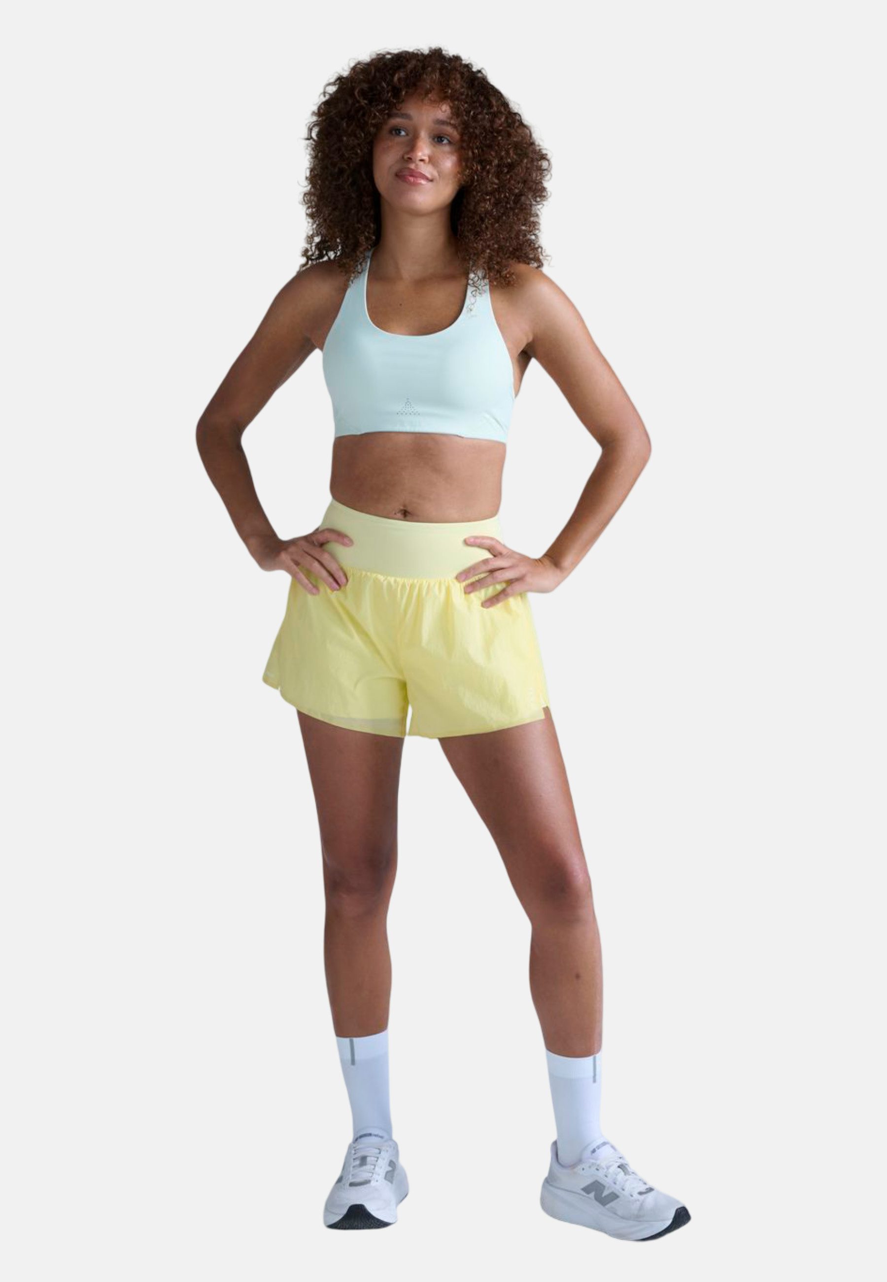 2xU Laufshorts Aero Hi-Rise 2-in-1 3 Inch Shorts (1-tlg)