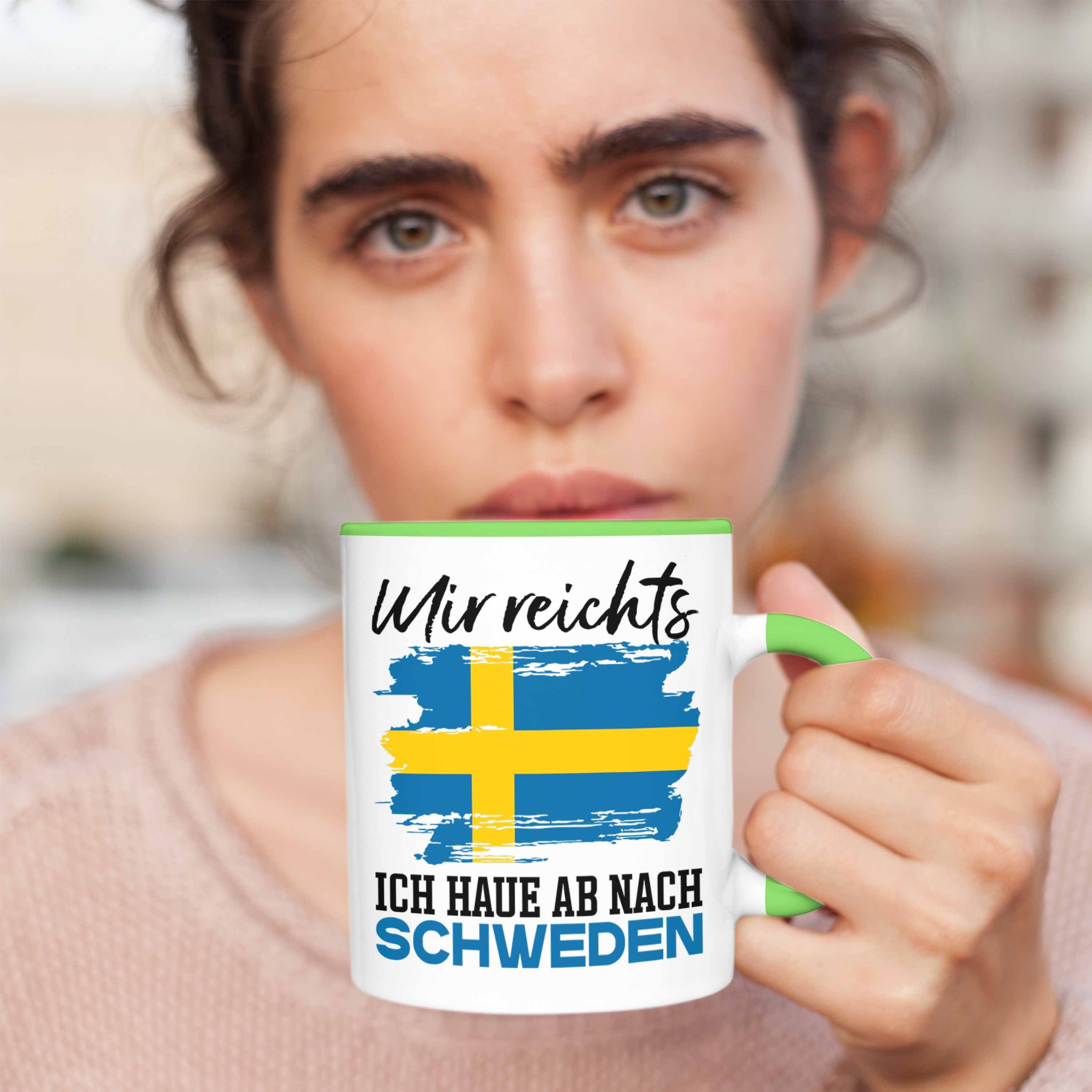 Schweden Schweden Grün Reichts Nach Mir Trendation Geschenk Tasse Ab Urlaub Tasse Hau U Ich