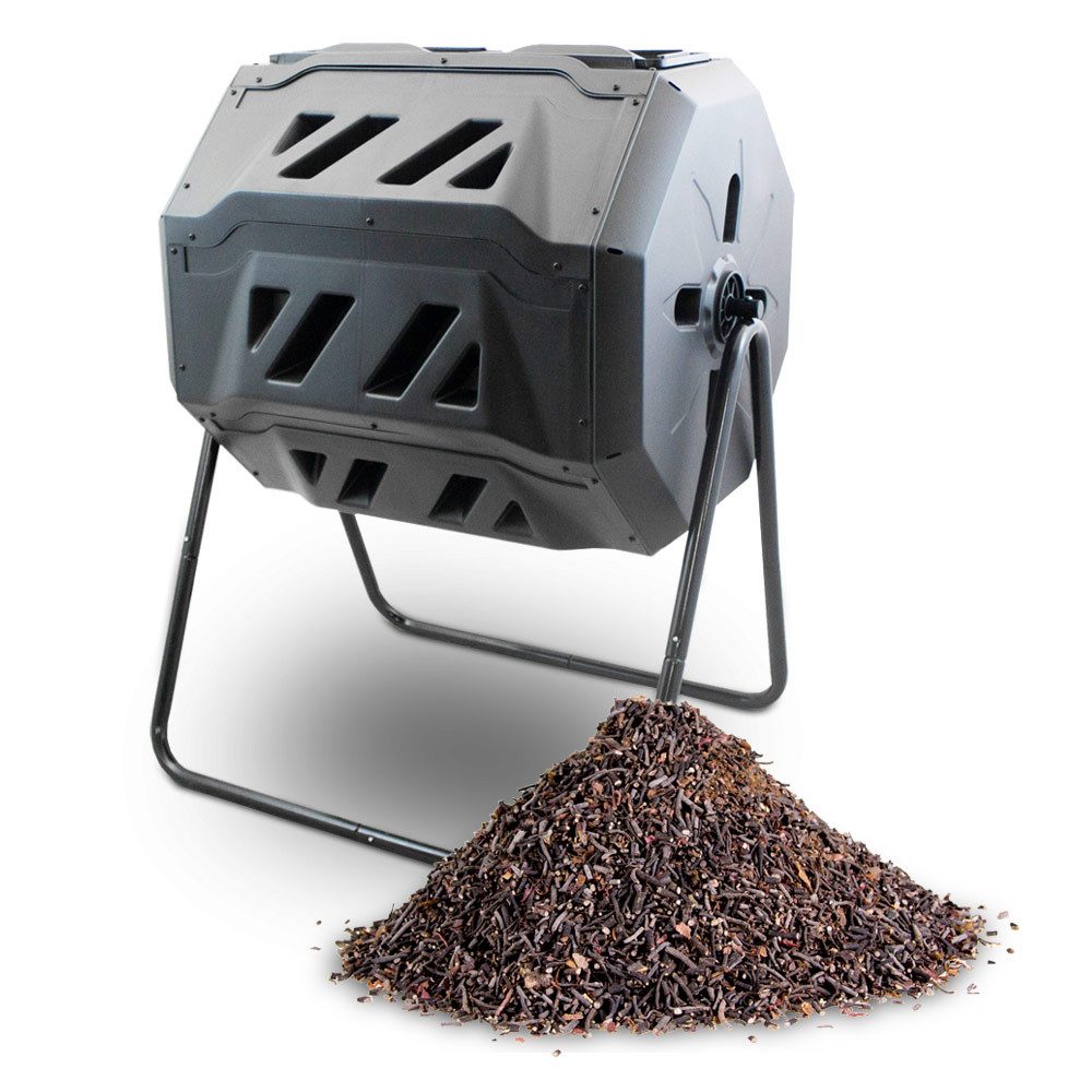 Bituxx Schnellkomposter Drehbare Trommel 160L, BxTxH: 63x72x91 cm, 160 l, (1 St., MS-19136)