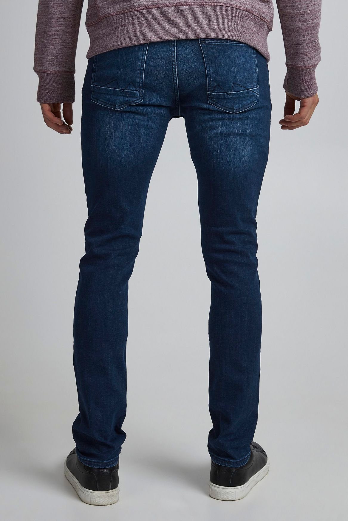 JEANS Dunkelblau Slim-fit-Jeans in Blend (1-tlg) MULTIFLEX 4038 JET - 20707721
