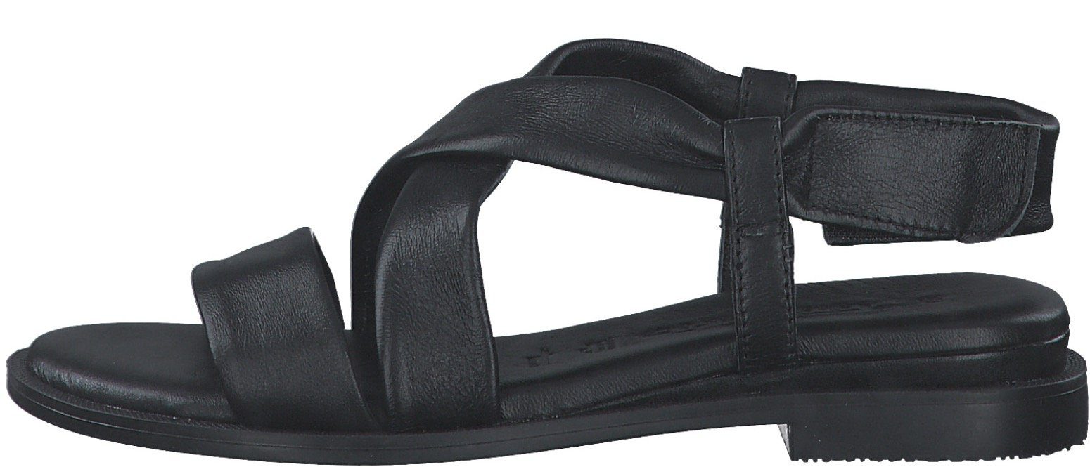 Sandale mit Tamaris schwarz Innensohle weich gepolsterter