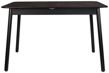 Zuiver Esstisch Esstisch GLIMPS BLACK von ZUIVER 120 x 80 ausziehbar Esche