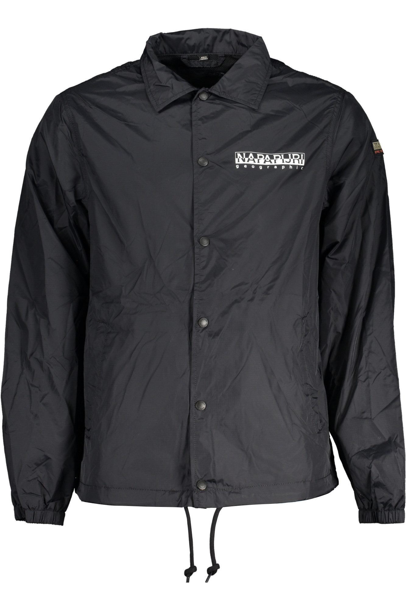 Napapijri Outdoorjacke Wasserdichte Herren Sportjacke Schwarz mit Kontrastdetails und Logo