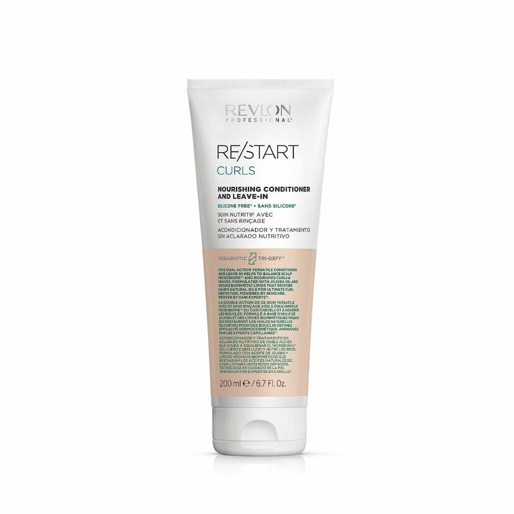 REVLON PROFESSIONAL Haarspülung RE/START CURLS NOURISHING CONDITIONER AND LEAVE-IN, Pflegt und spendet Feuchtigkeit für eine langanhaltende Locken.