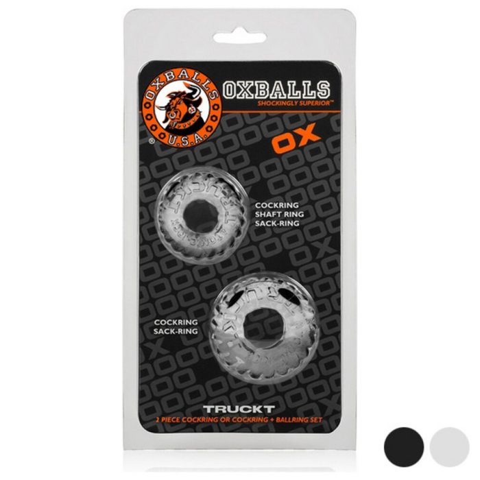 Oxballs Penis-Hoden-Ring Oxballs Truckt Cockrings 2 pieces clear