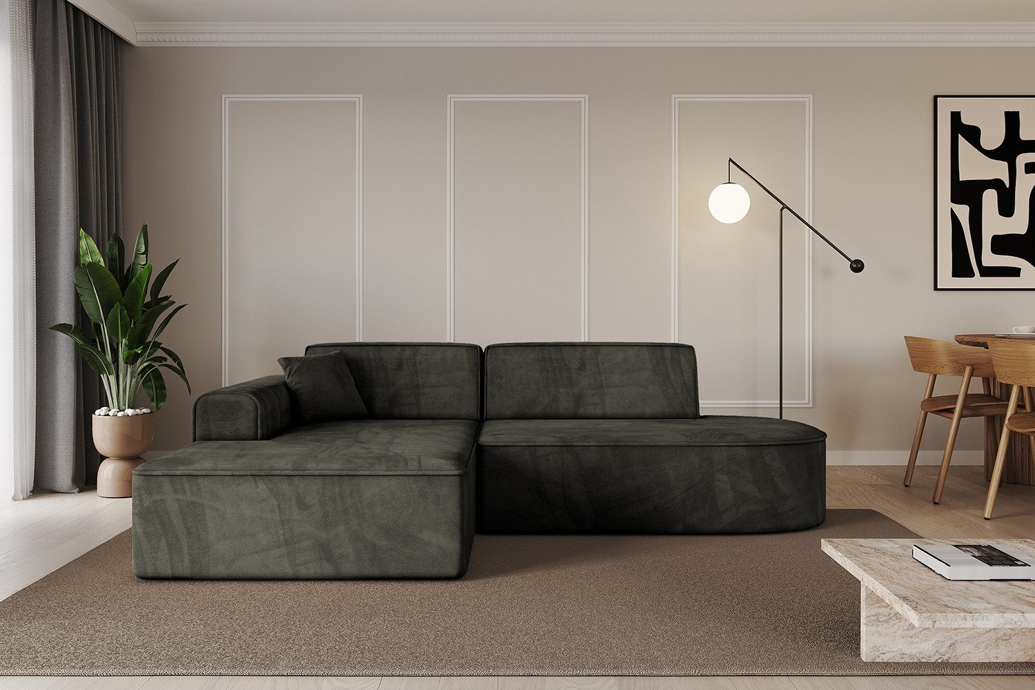 ALTDECOR Ecksofa IREA-L1-v3, Sofa Praktische Bequeme günstig online kaufen