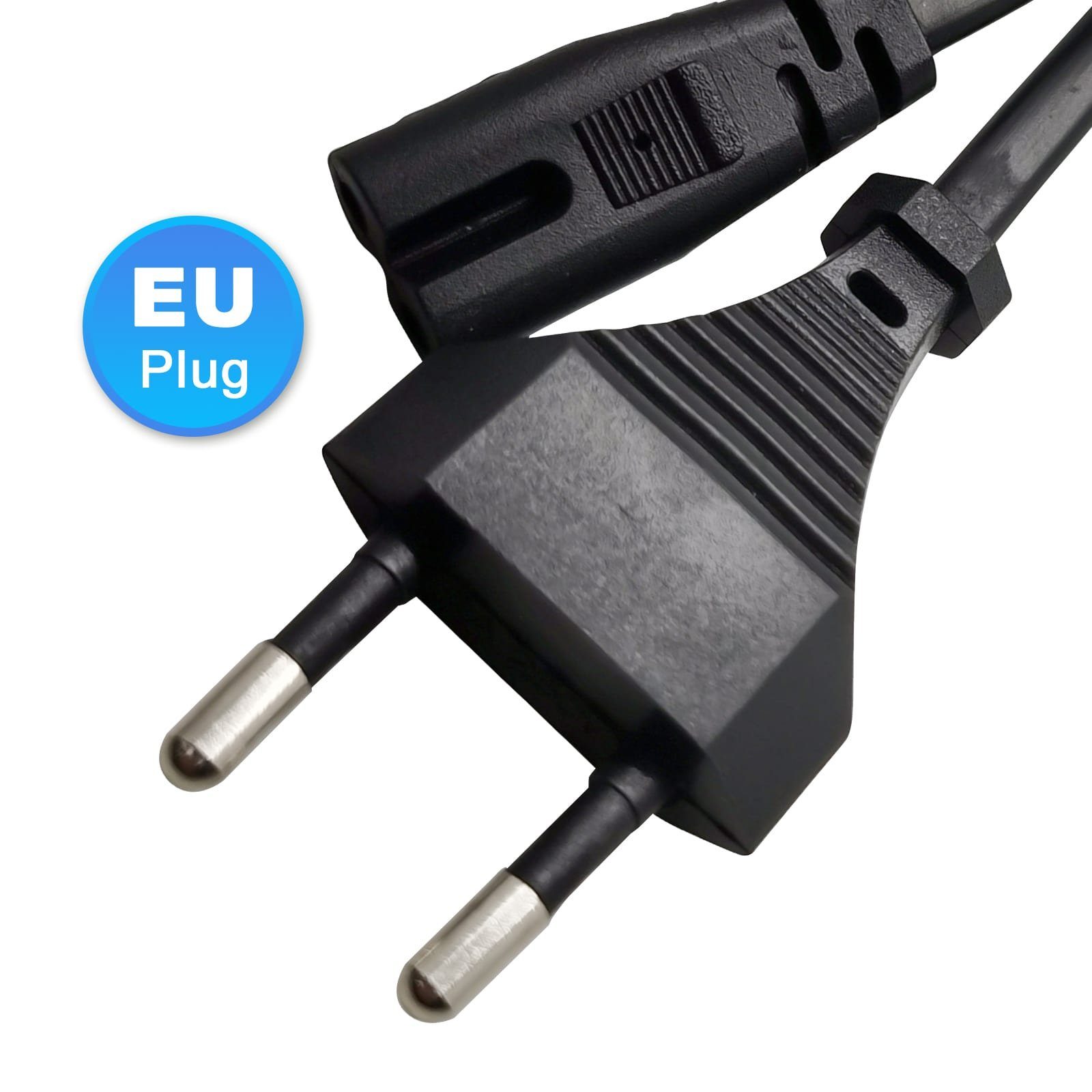 EAXUS Netzteil für Nintendo Wii & Wii mini Spielkonsolenzubehörkabel, (210 cm), 2,1 Meter Kabellänge