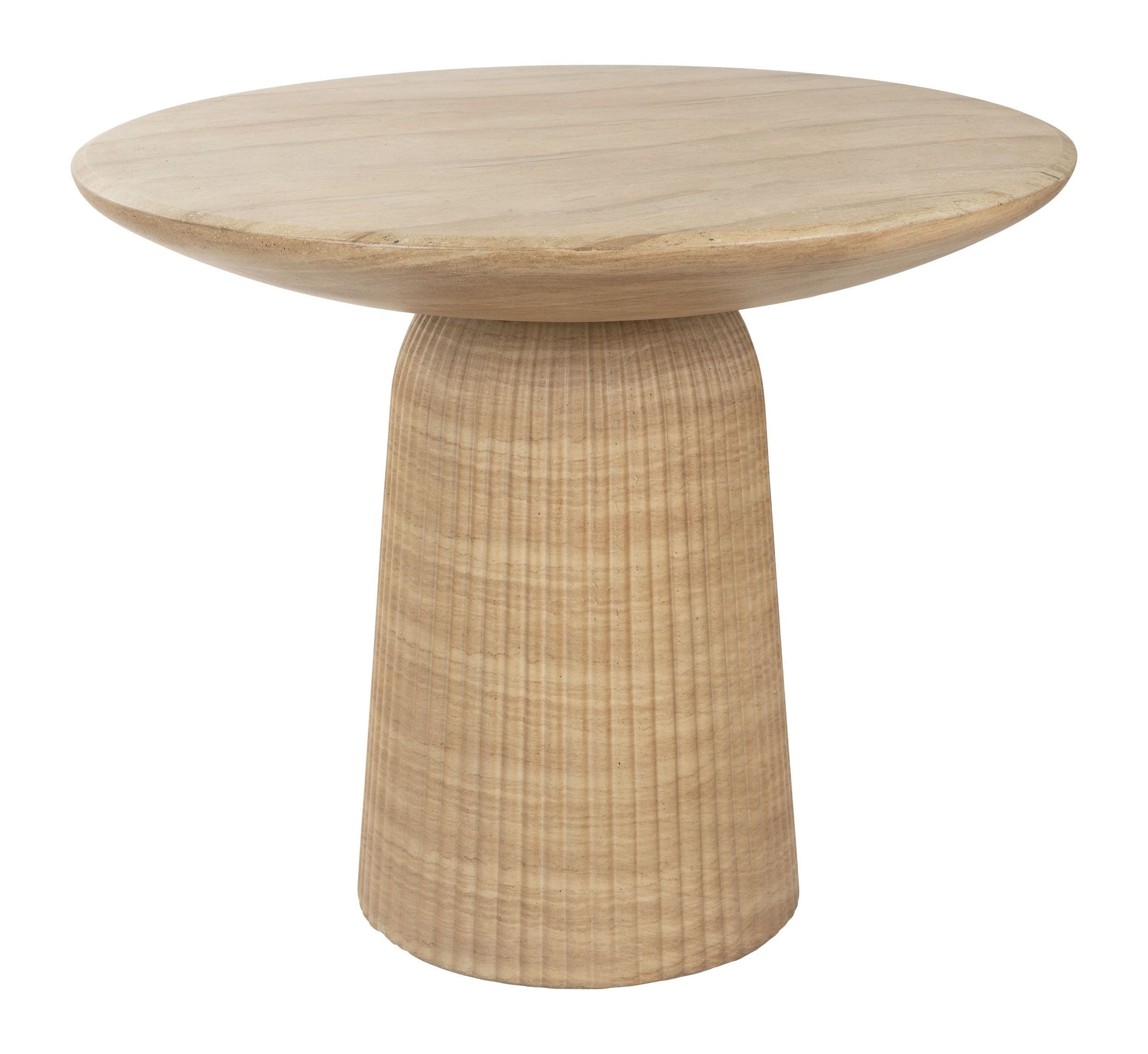 Dutchbone Esstisch Esstisch Brison rund aus Beton, Grau, für Indoor & Outdoor - Dutchbone