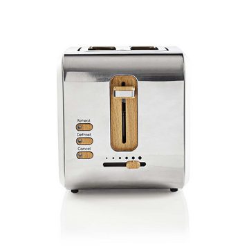Nedis Toaster Toaster mit 2 Öffnungen Auftaufunktion soft-touch 6-Stufen 900W, für Universell, 900 W