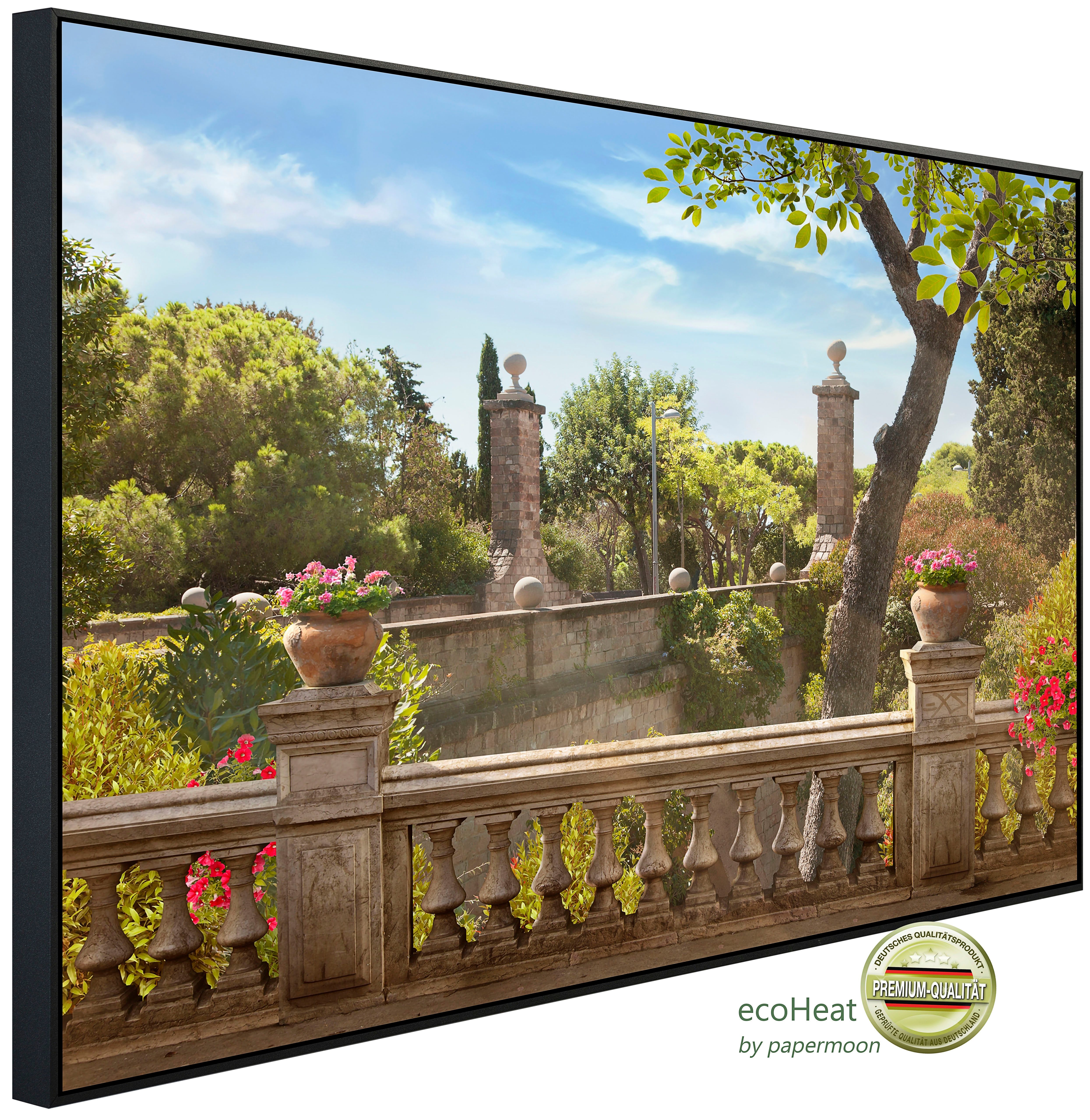 Papermoon Infrarotheizung INFRAROT-BILD-HEIZUNG, Garten, TÜV-Rheinland/GS zertifiziert, angenehme Strahlungswärme