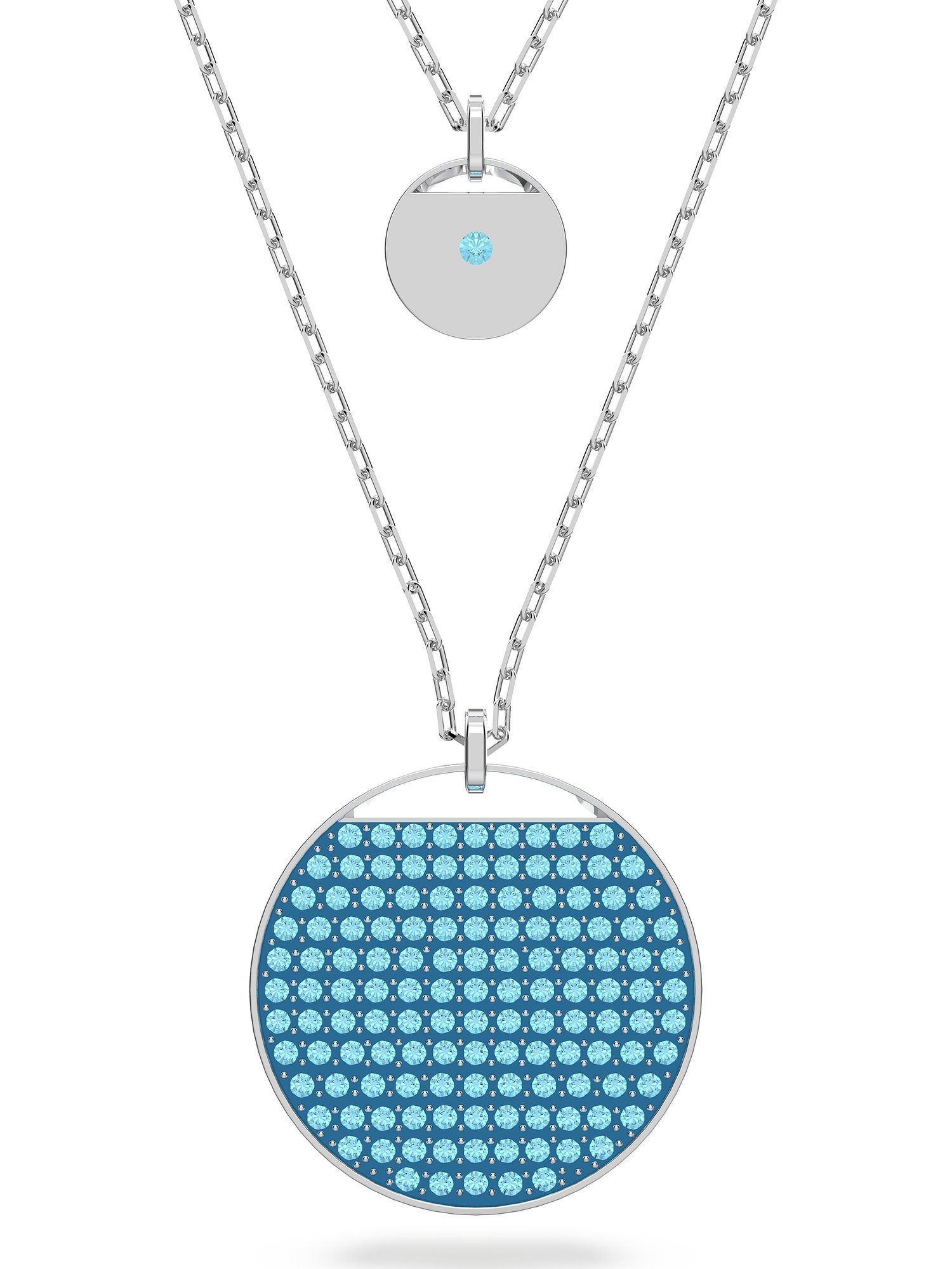 Collier Swarovski Damen-Kette Metall Swarovski-Kristall