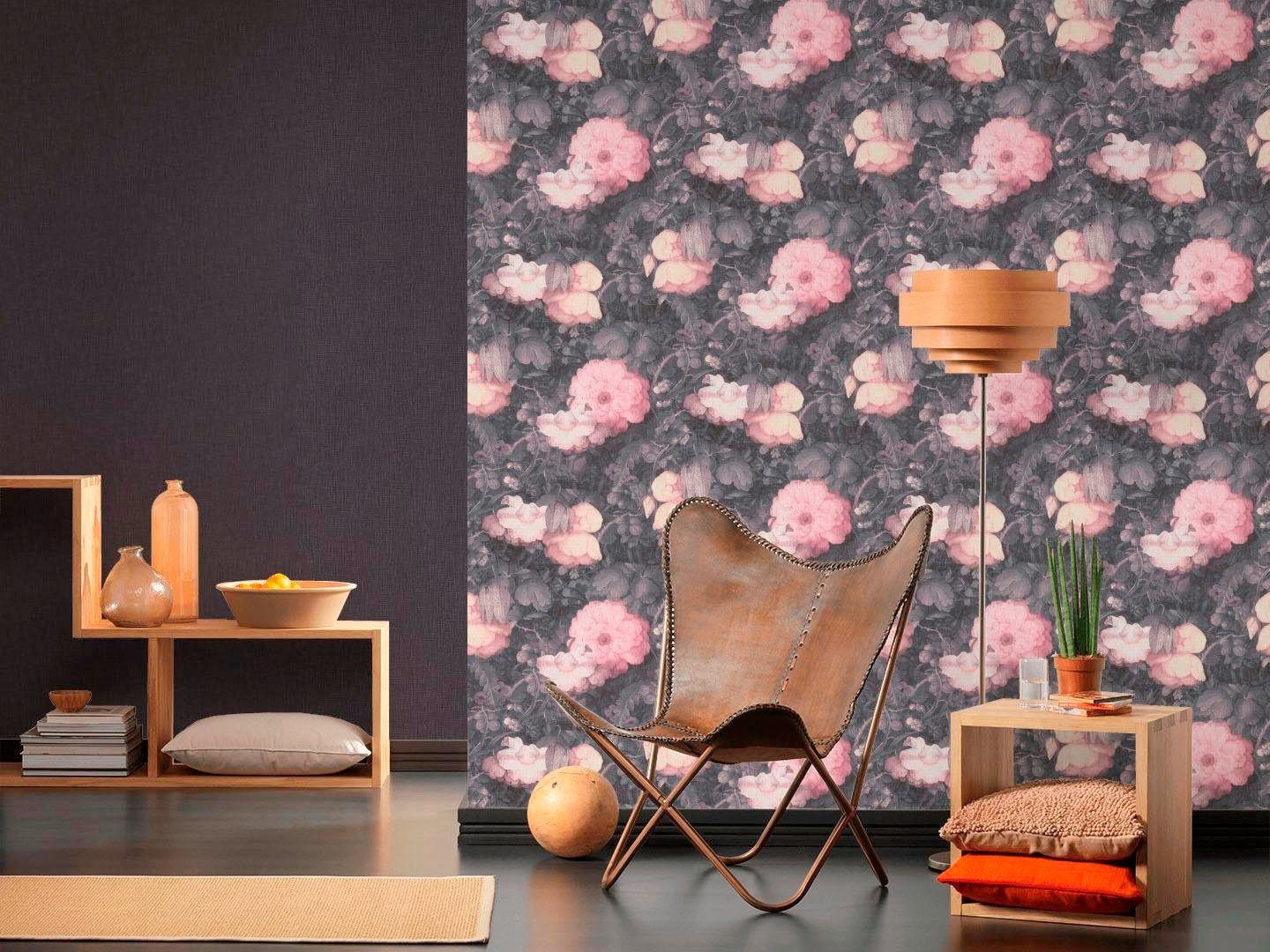 living walls Vliestapete Metropolitan Stories, glatt, einfarbig, uni, unifarben, Uni Tapete einfarbig Tapeten Wohnzimmer Schlafzimmer Küche modern Büro