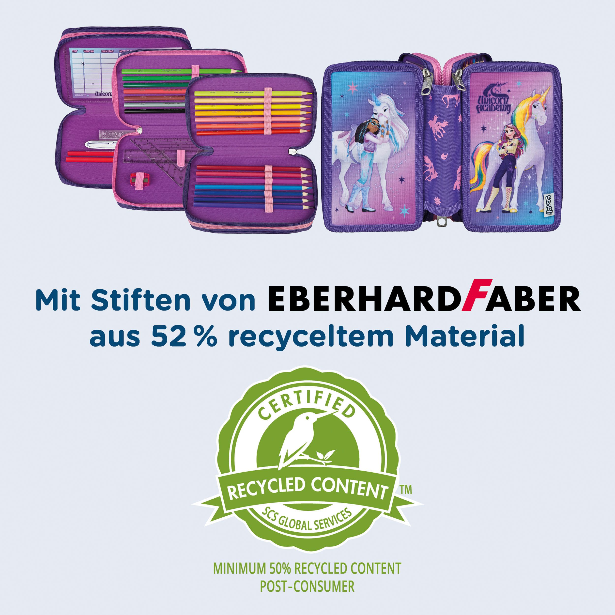 Scooli Federmäppchen Tripledecker