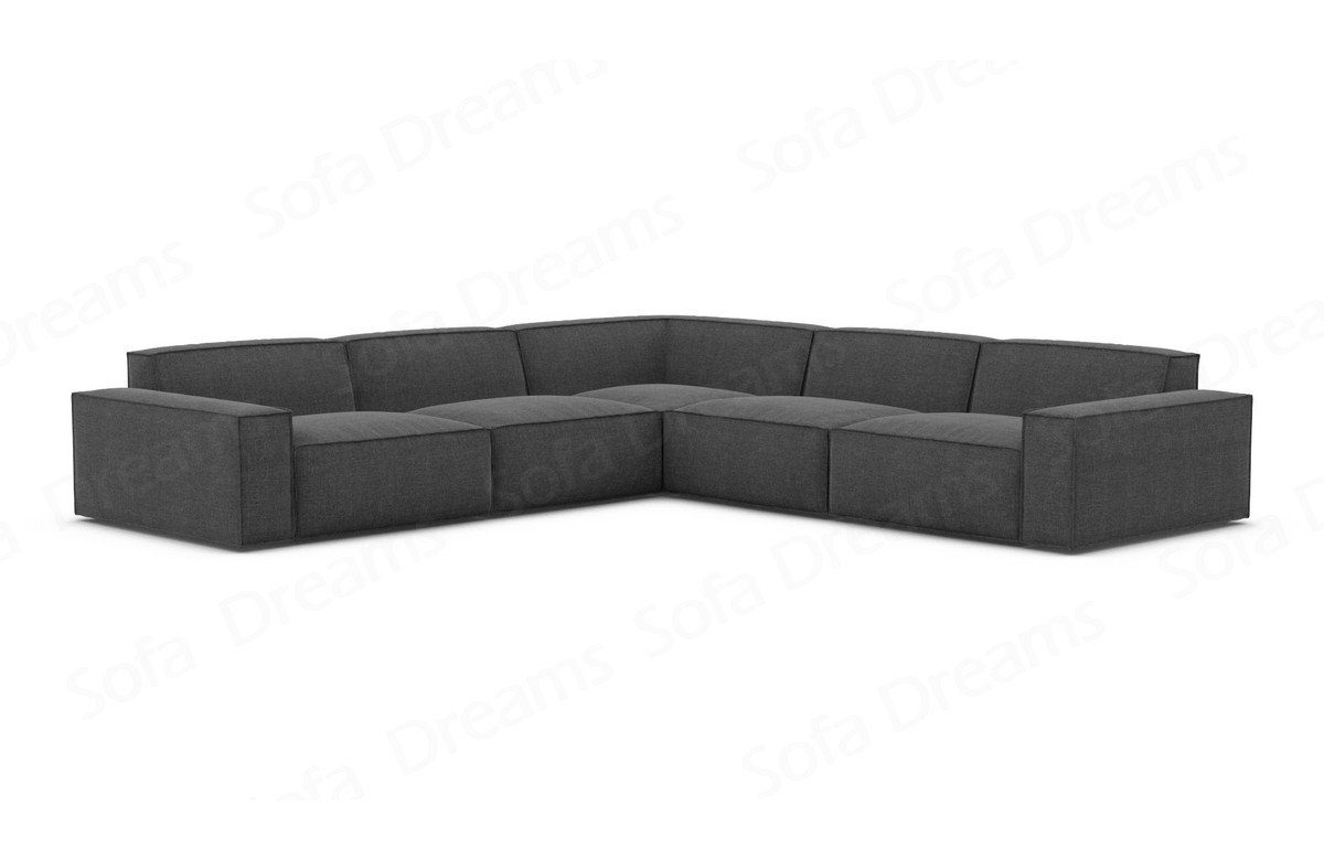 Formenta schwarzgrau97 Sofa, Sofa Form Loungesofa L Dreams Stoff Struktursofa Polsterecksofa Stoffsofa Ecksofa