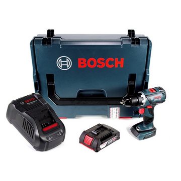 Bosch Professional Säulenbohrmaschine Bosch GSR 18V-60 C Akku Bohrschrauber 18V 60Nm Brushless + 1x Akku 2,0Ah + Ladegerät + L-Boxx