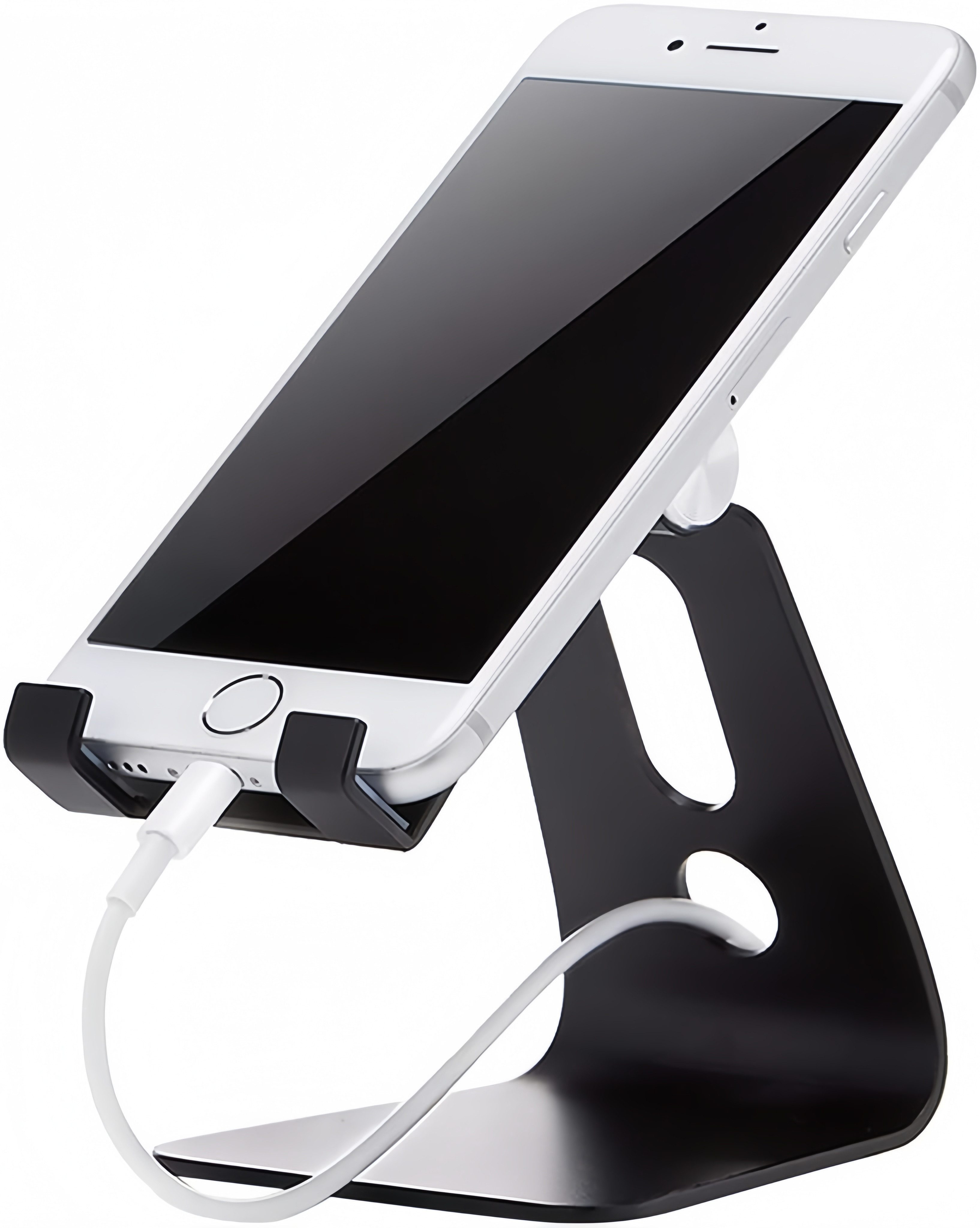 FOUORTUNATE-BEE Smartphone-Halterung Verstellbare Handyhalterung Schwarz, (1-tlg., Flexible Smartphone-Halterung in Schwarz)