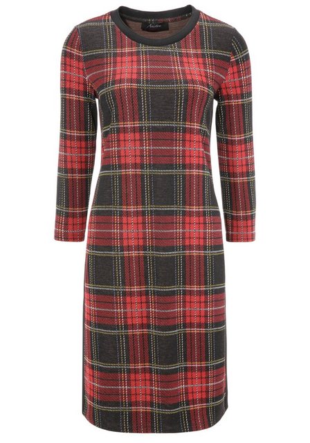 Aniston CASUAL Sweatkleid mit seitlichen Galonsteifen in