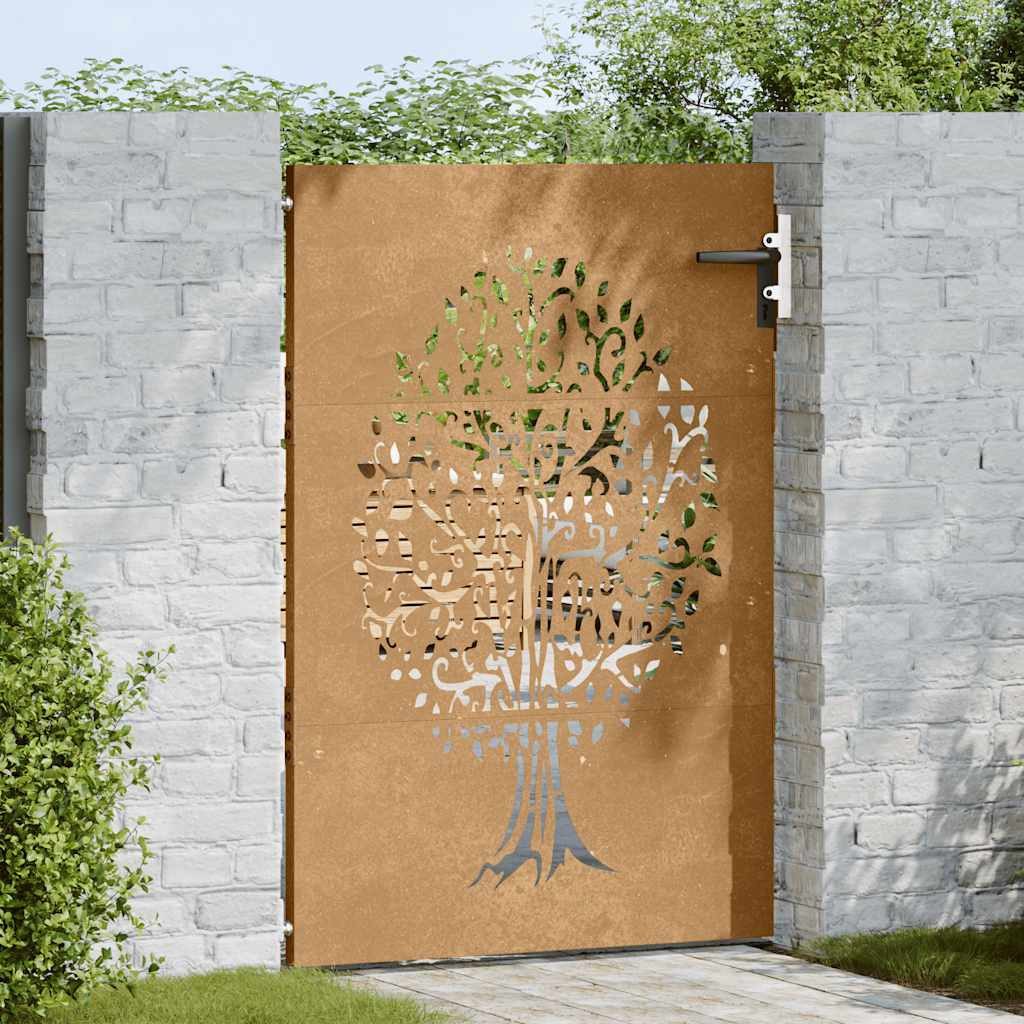 vidaXL Gartentor Gartentor 85x125 cm Cortenstahl günstig online kaufen