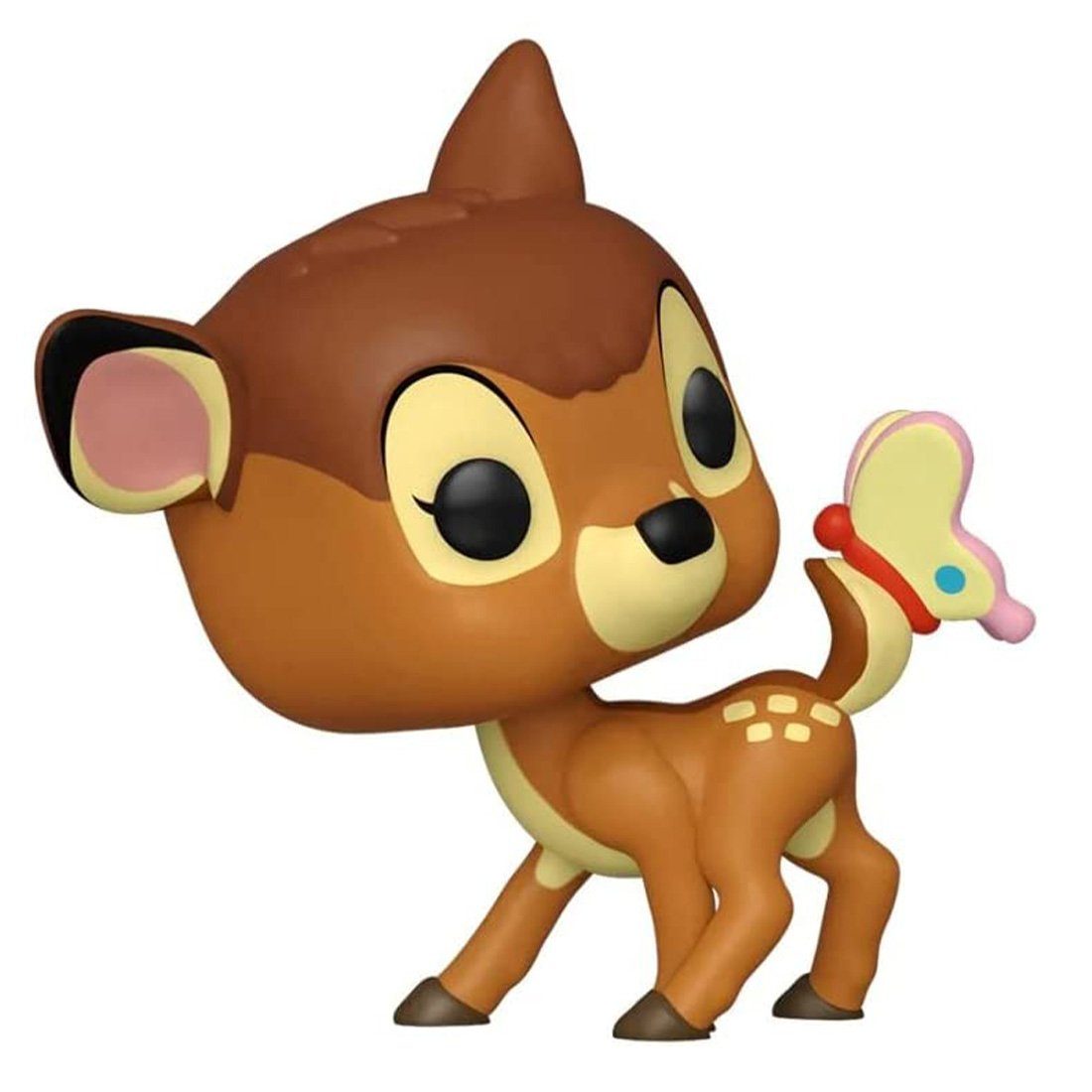Funko Merchandise-Figur Funko POP 65244 Disney Figur von Bambi, Baby Bambi mit Schmetterling, (Figur), Funko POP! Figur von Bambi aus Disney Klassiker