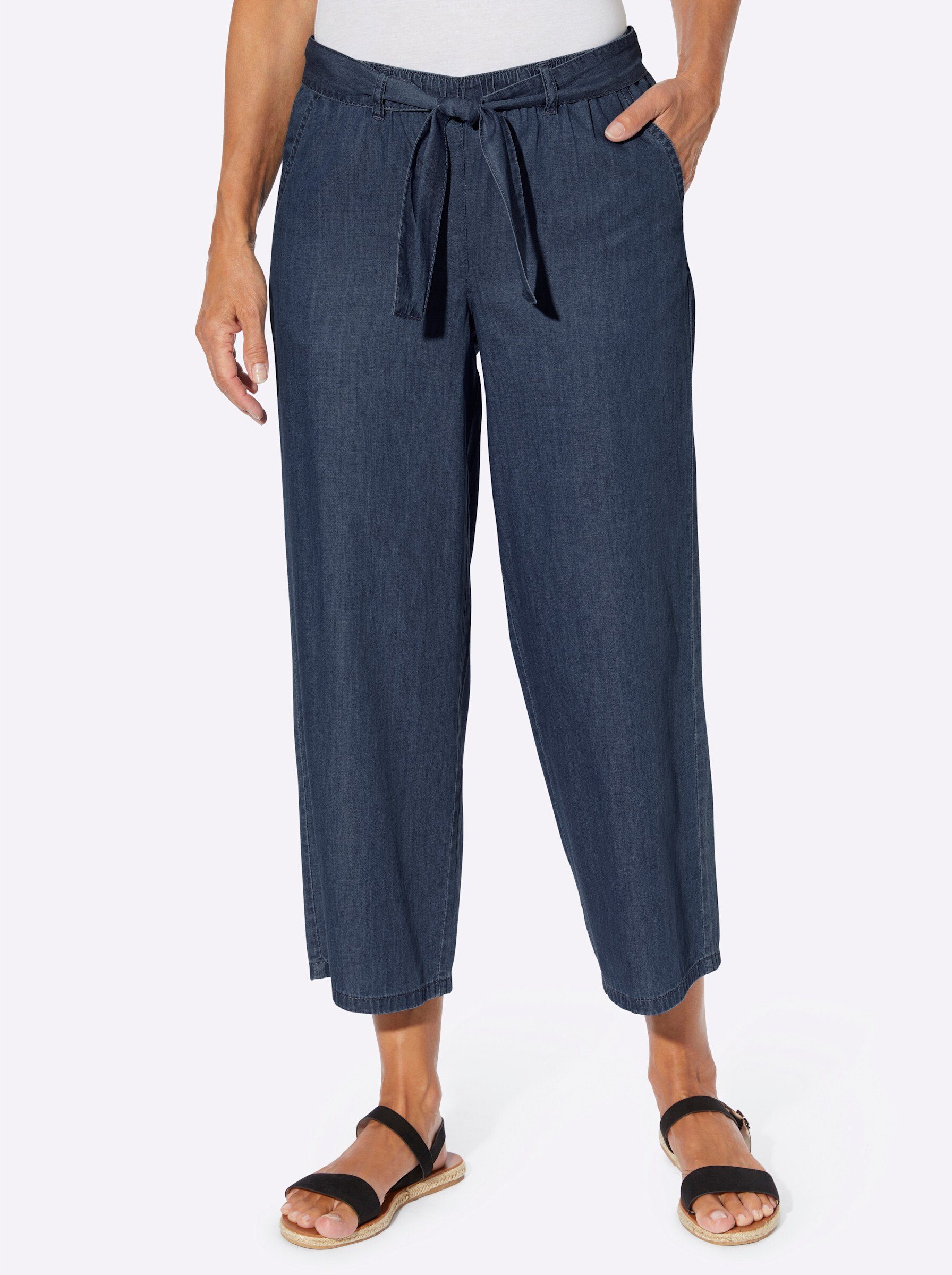 Sieh an! Jeansshorts Jeans-Culotte komfortabel günstig online kaufen
