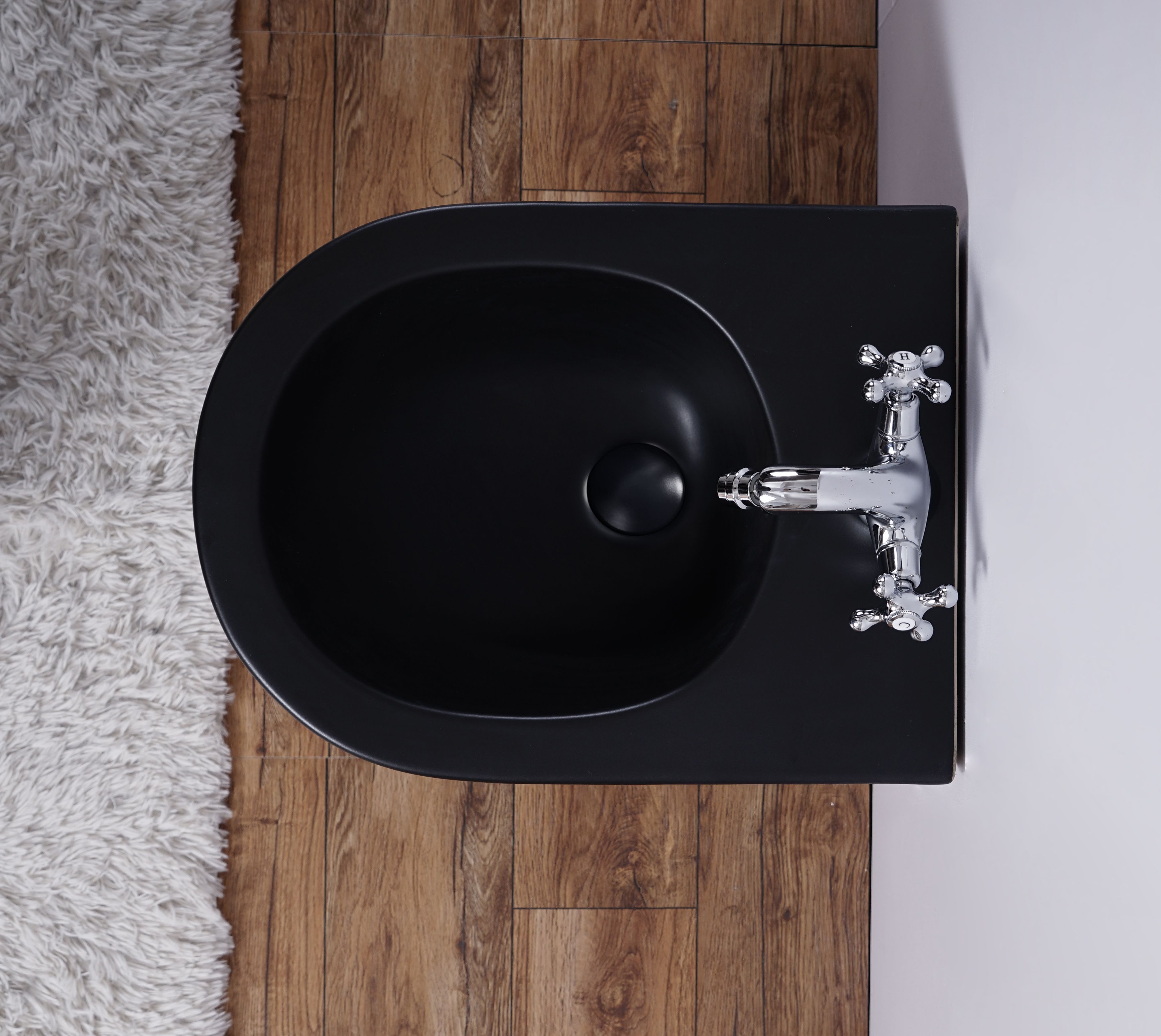 Alphabad Bidet Wand-Bidet WHB-586077 (matt-schwarz)