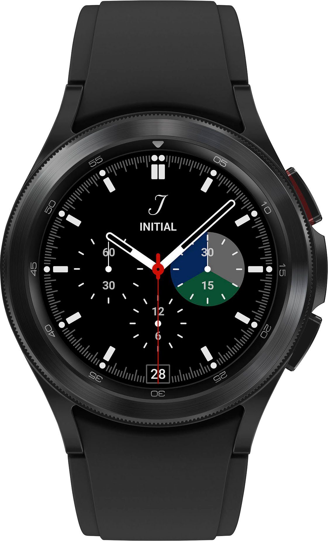 Smartwatch Uhr, OS Zoll, Google), (3,04 Wear cm/1,2 by LTE Watch Gesundheitsfunktionen 4 Fitness classic-42mm Galaxy Samsung Tracker, Fitness