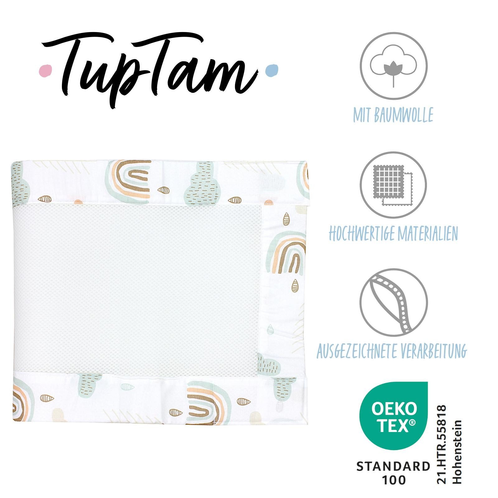 TupTam Bettnestchen TupTam Gitterstäbe Schutz Netz Babybett Nestchen 3D Mes günstig online kaufen